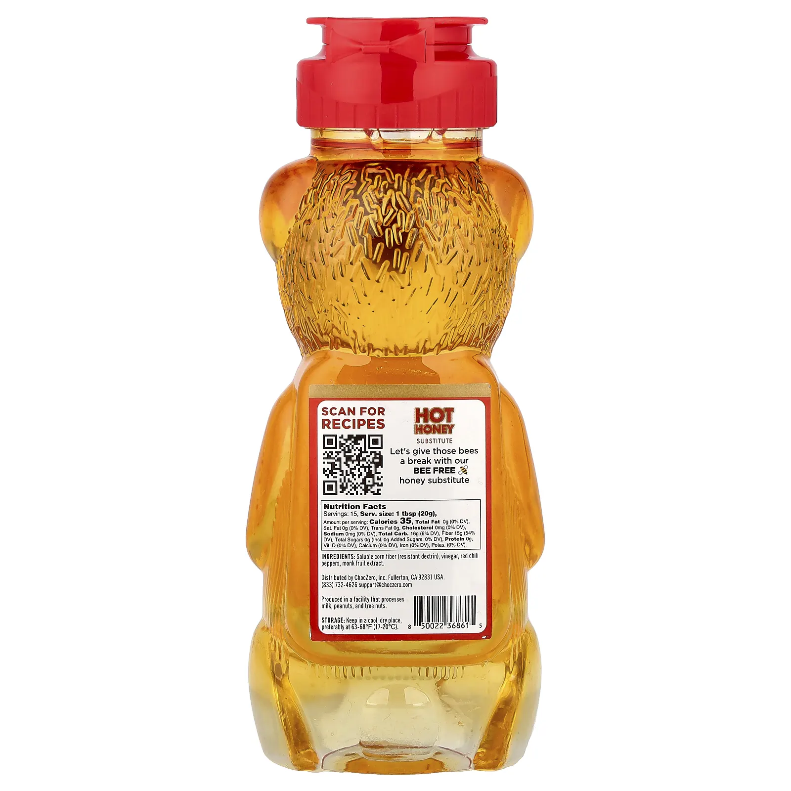 ChocZero, Премиальный сироп, заменитель горячего меда, 297 г (10,5 унции)