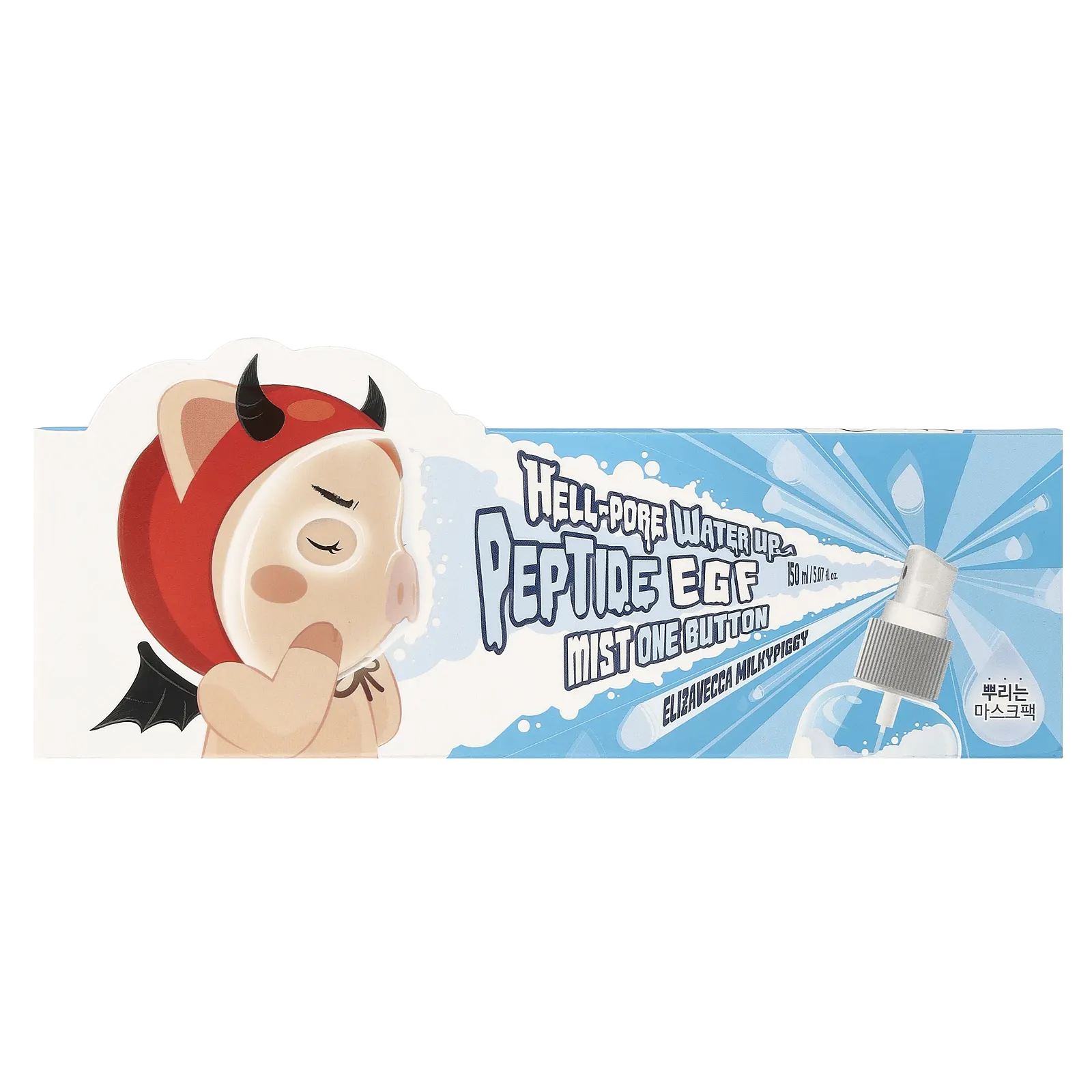 Elizavecca, Milky Piggy, Hell-Pore, омолаживающая и увлажняющая маска в форме спрея, 150 мл (5,07 жидк. унций)