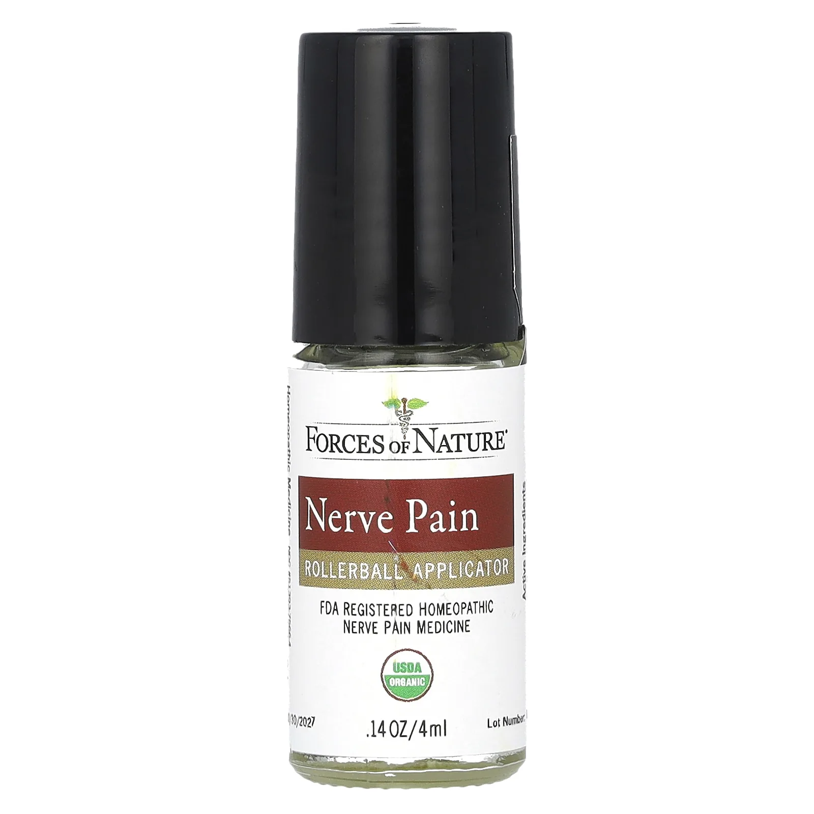 Forces of Nature, Nerve Pain, шариковый аппликатор, 4 мл (0,14 жидк. унции)
