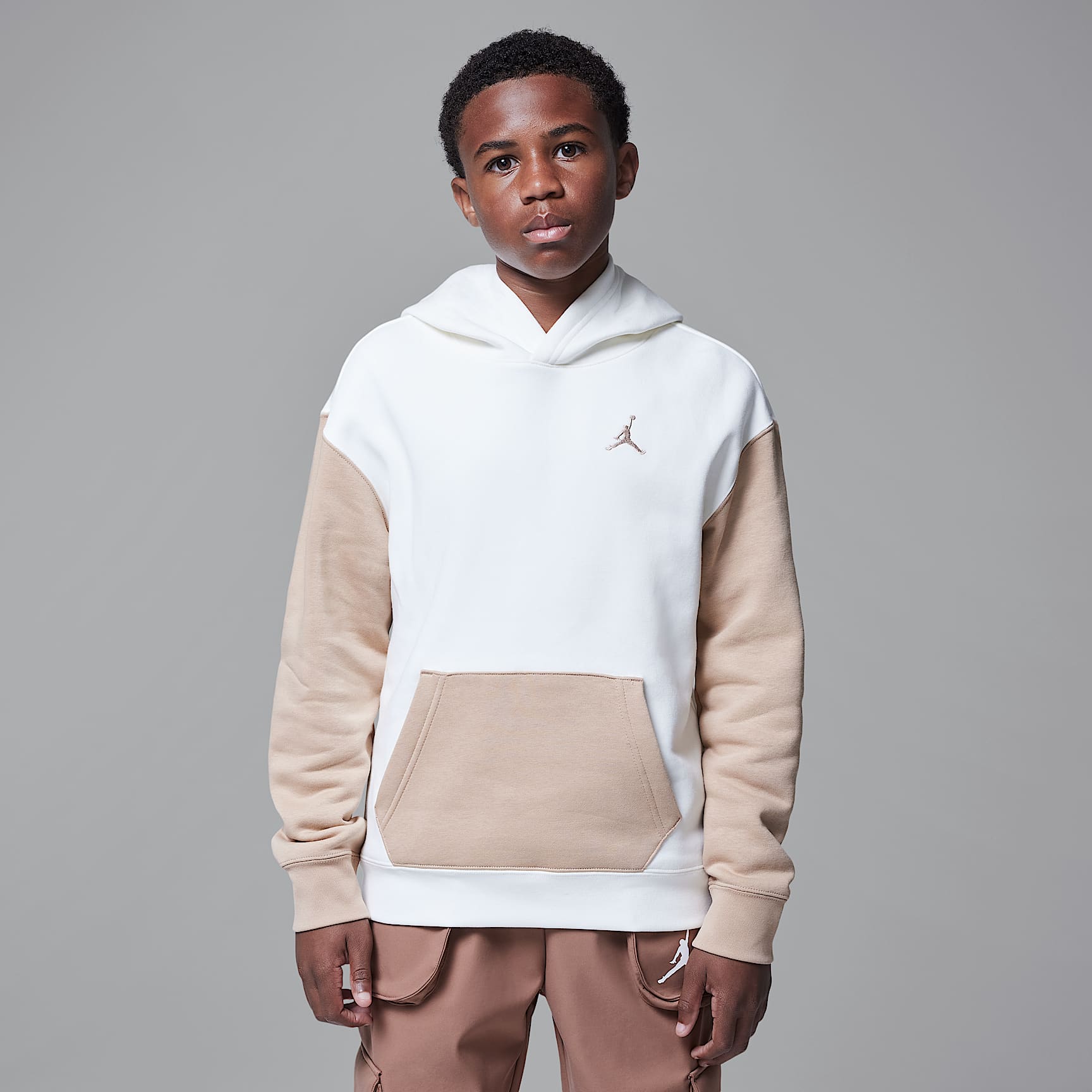 Jordan Big Kids' Brooklyn Fleece Pullover Hoodie