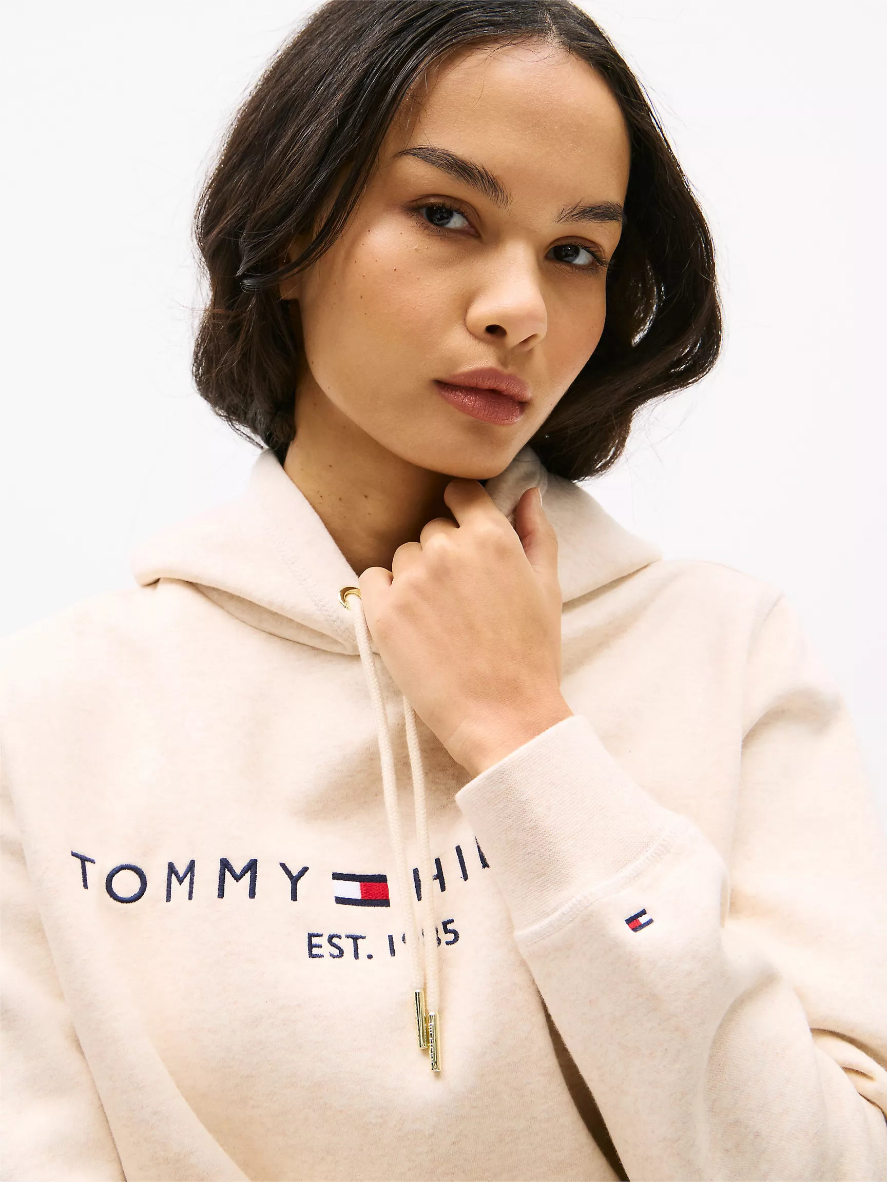 Женское худи Tommy Hilfiger, Худи с вышитым логотипом Tommy