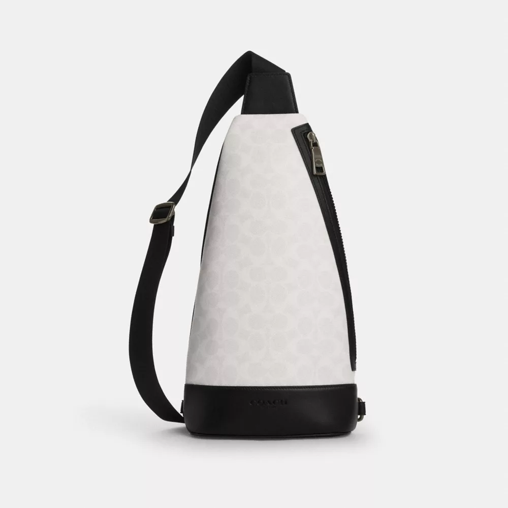 Сумка COACH Dominic Sling Pack In Signature Canvas