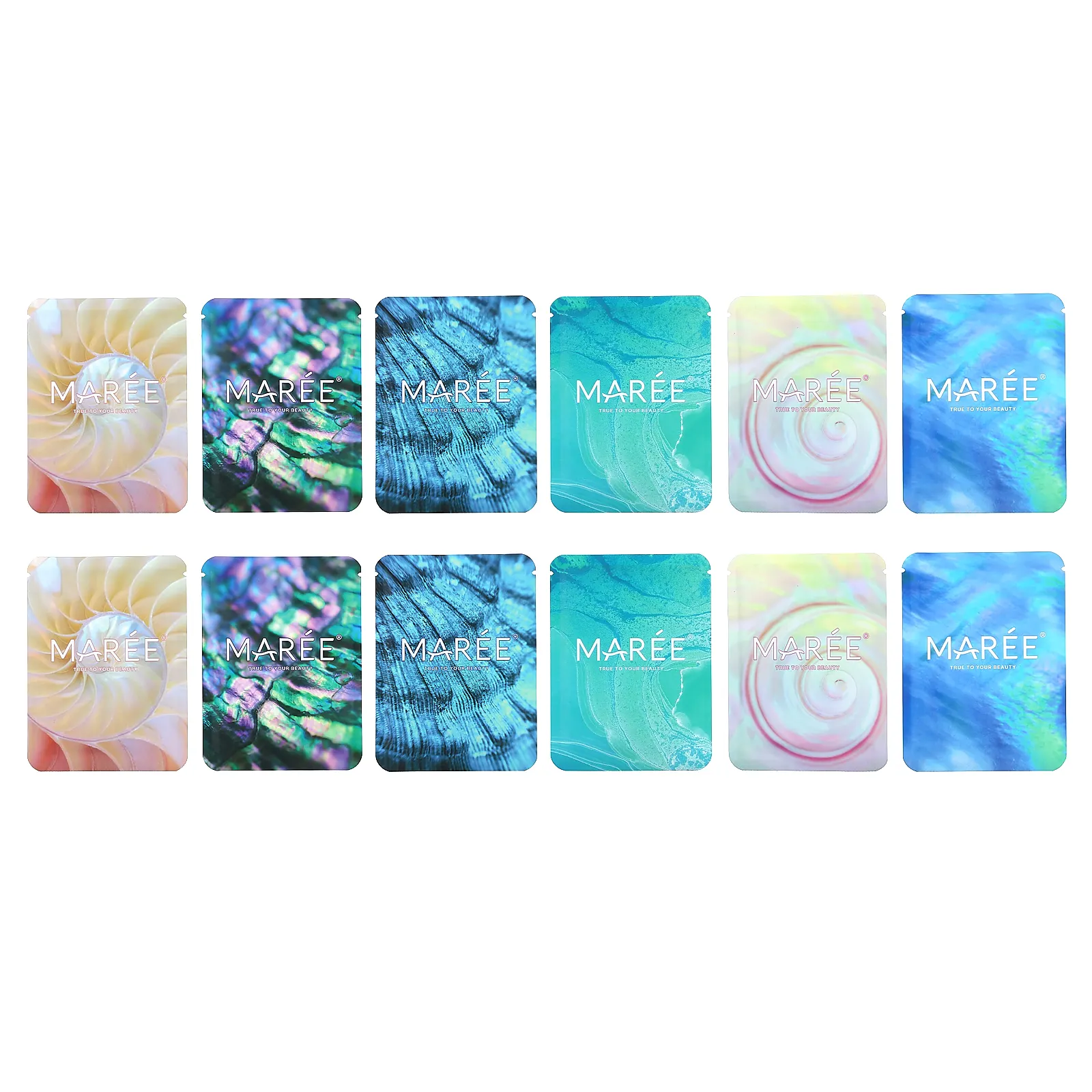 Maree, гели для кожи вокруг глаз с морским коллагеном, 12 пар, 36 г (1,32 унции)