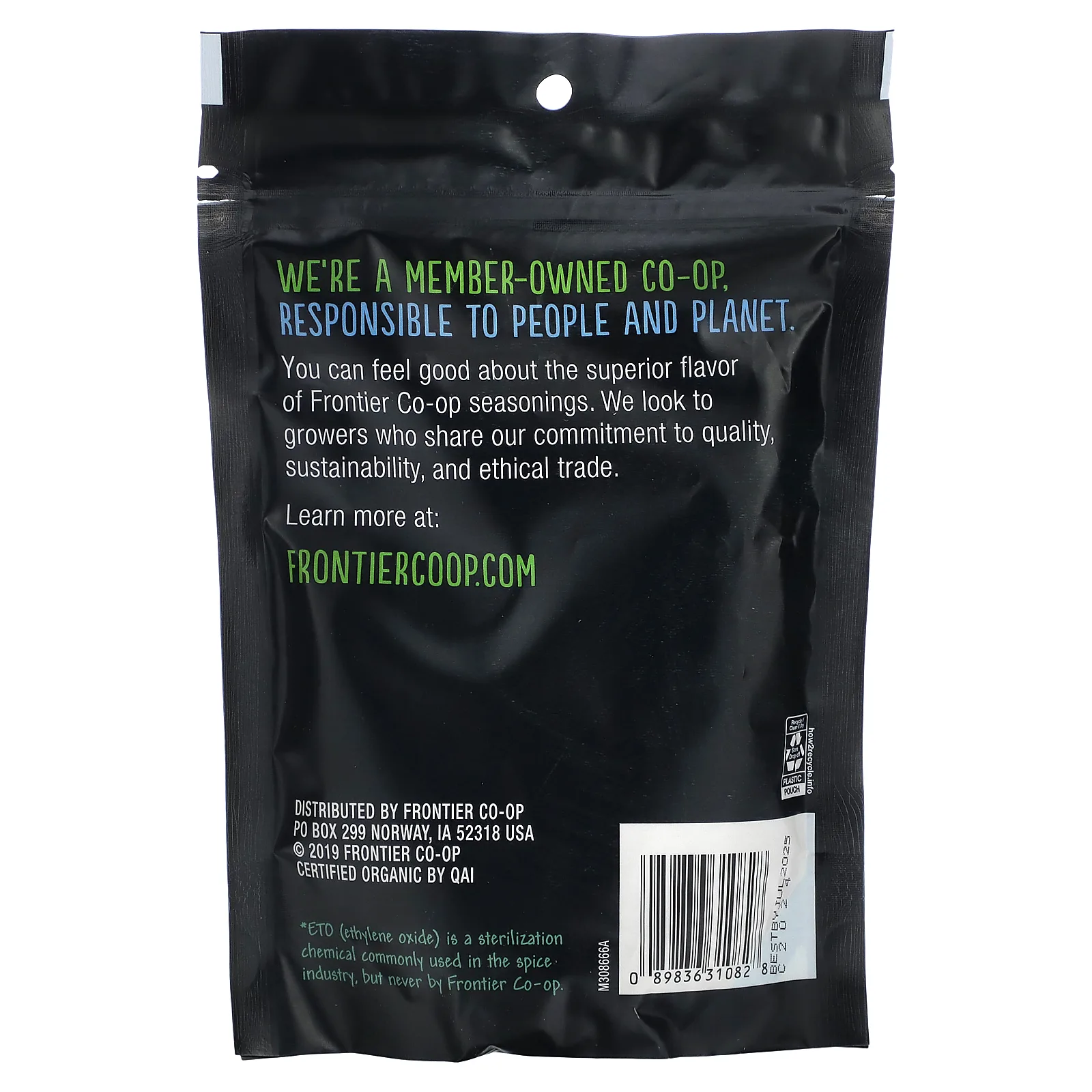 Frontier Co-op, Органическое вьетнамское масло с 5% маслом корицы, 145 г (5,11 унции)