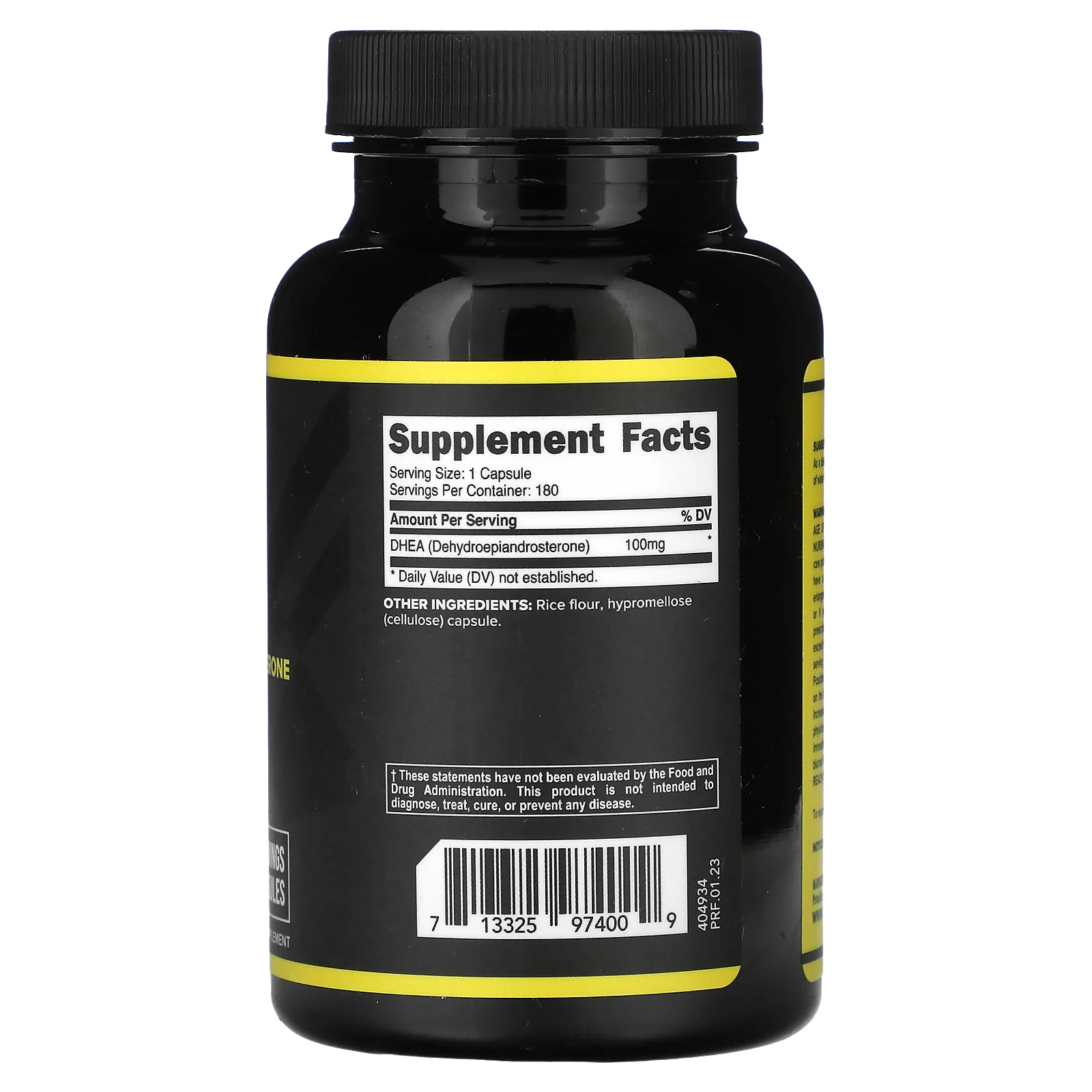 Primaforce, ДГЭА, дегидроэпиандростерон, 100 мг, 180 капсул