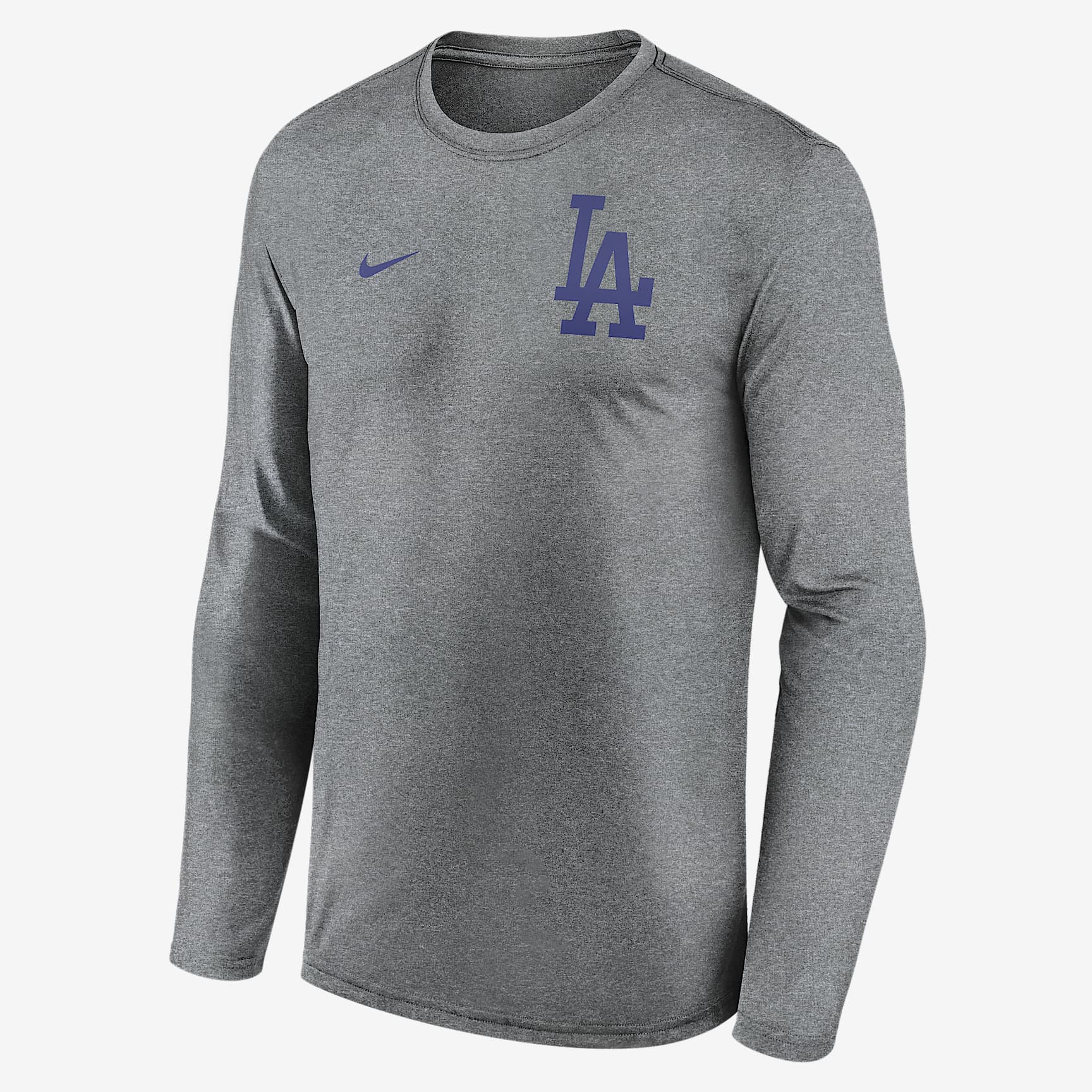 Los Angeles Dodgers 2-Hit Legend Men's Nike Dri-FIT MLB Long-Sleeve T-Shirt
