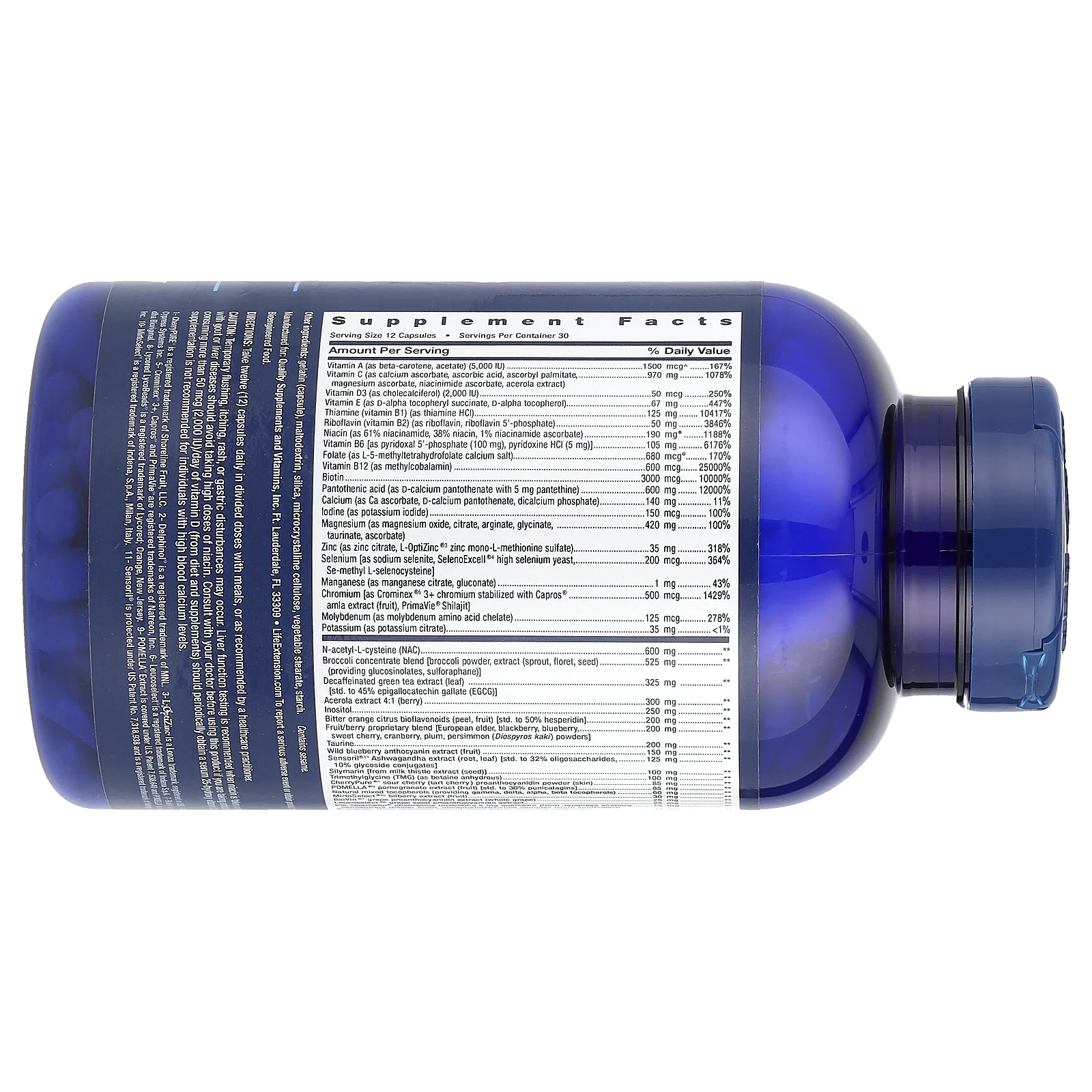 Life Extension, Смесь капсул без меди, 360 капсул