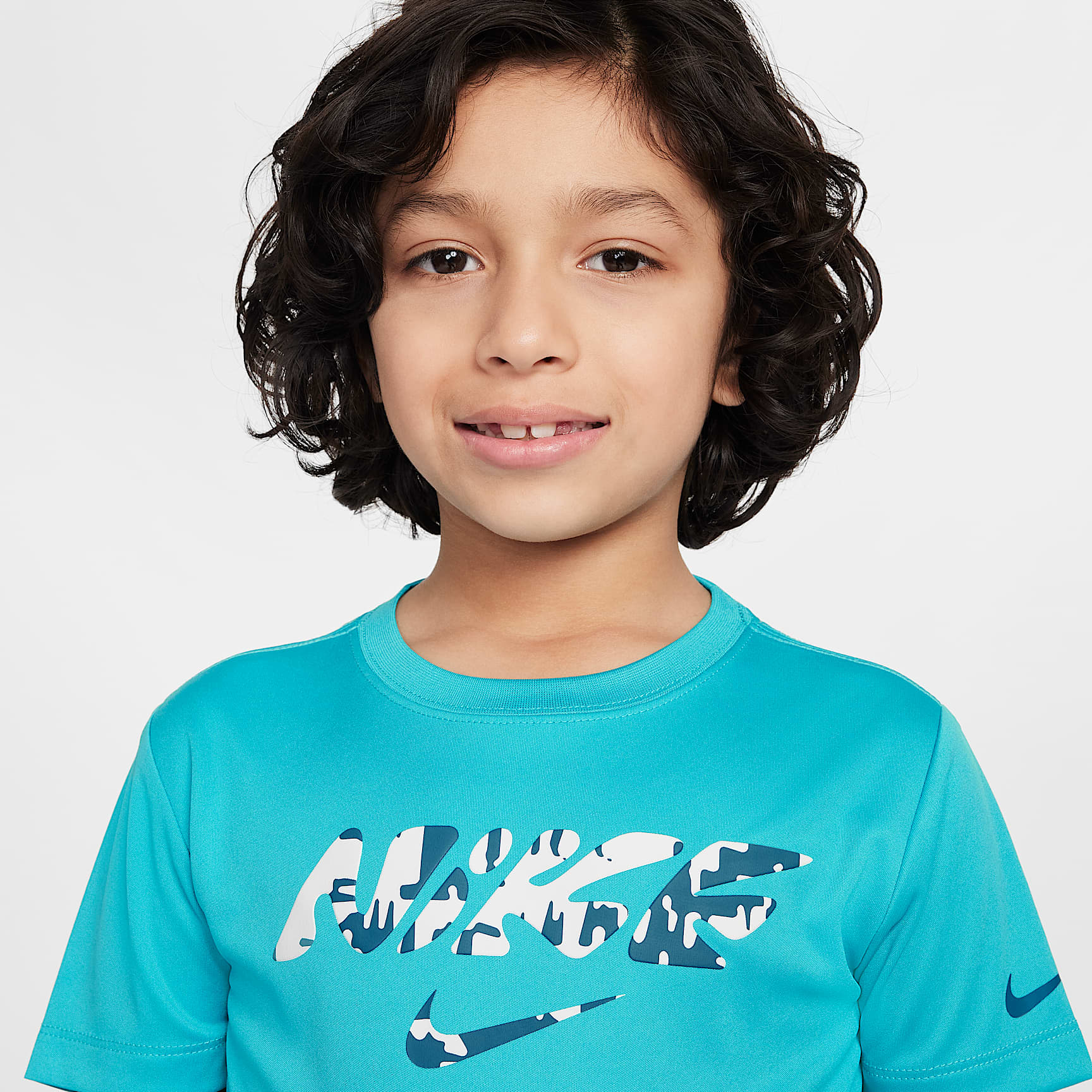 Nike Dri-FIT Little Kids' Multi Bold Graphic Top