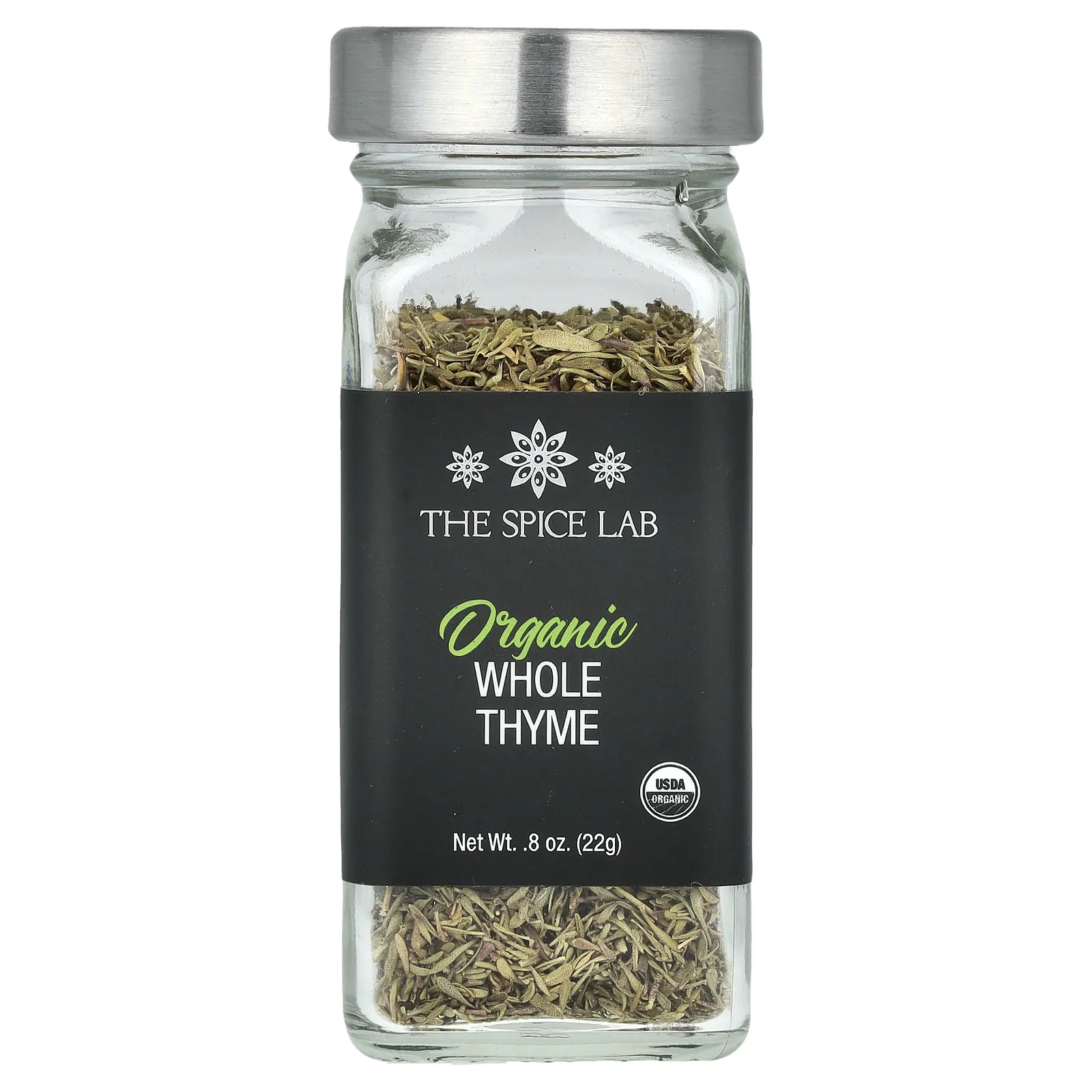 The Spice Lab, Органический цельный чабрец, 22 г (0,8 унции)