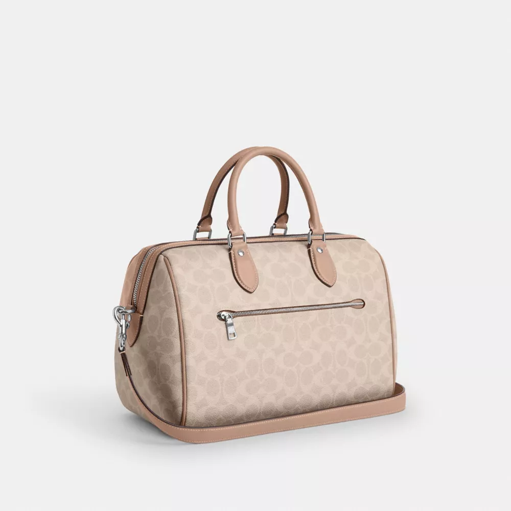 Сумка COACH Rowan Large Satchel Bag In Signature Canvas