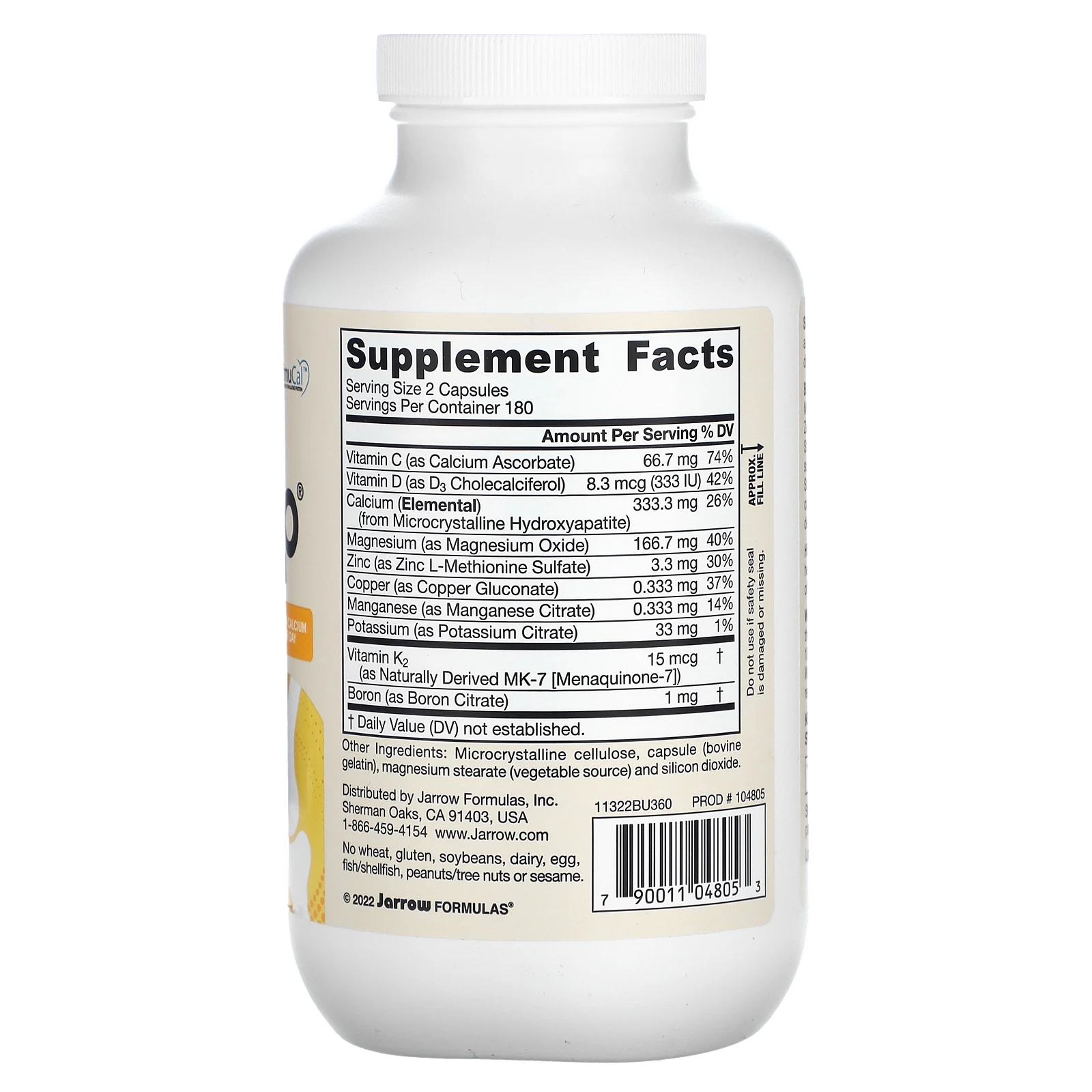 Jarrow Formulas, Bone-Up, 360 капсул