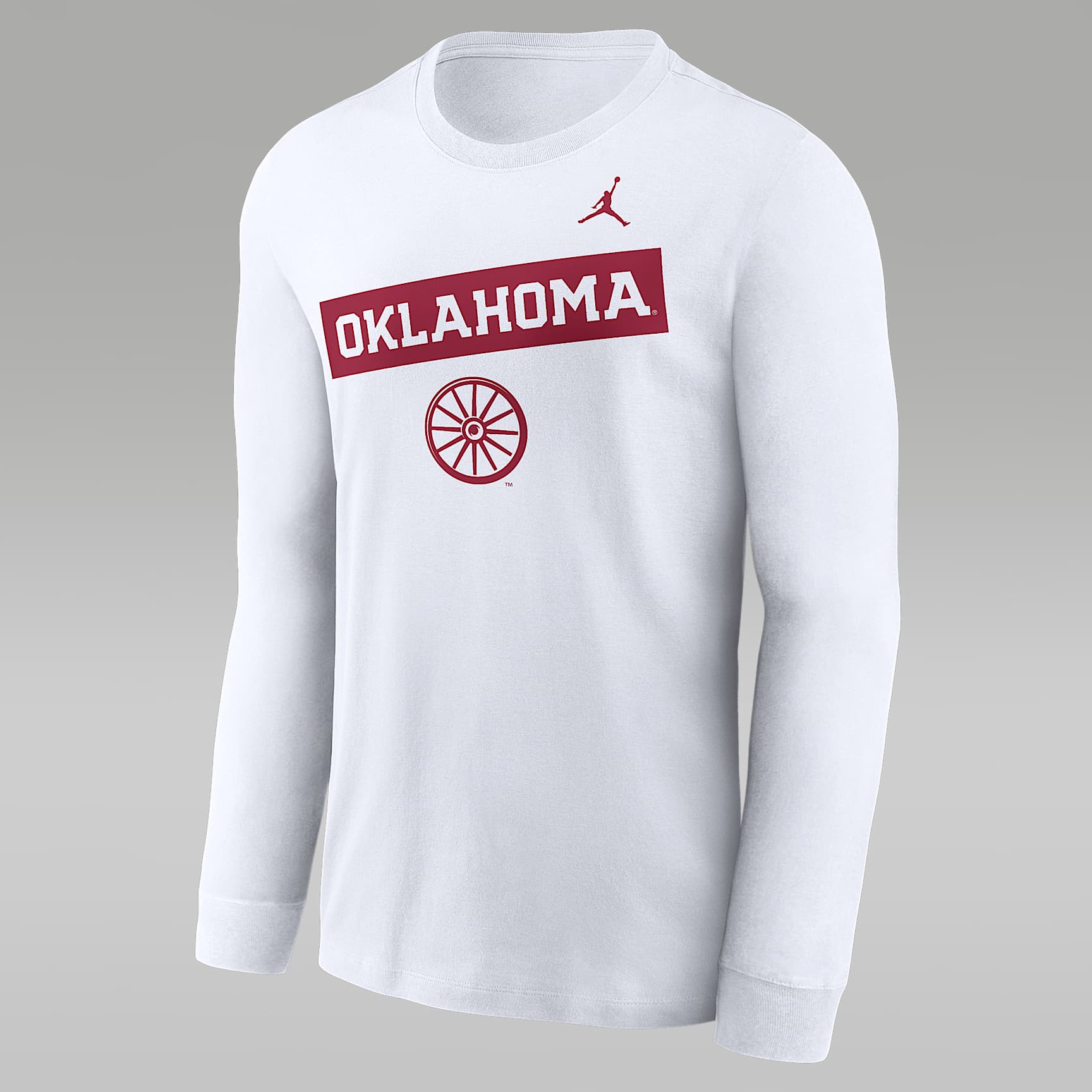 Oklahoma Sooners 2-Hit Classic Location Men's Nike College Long-Sleeve T-Shirt