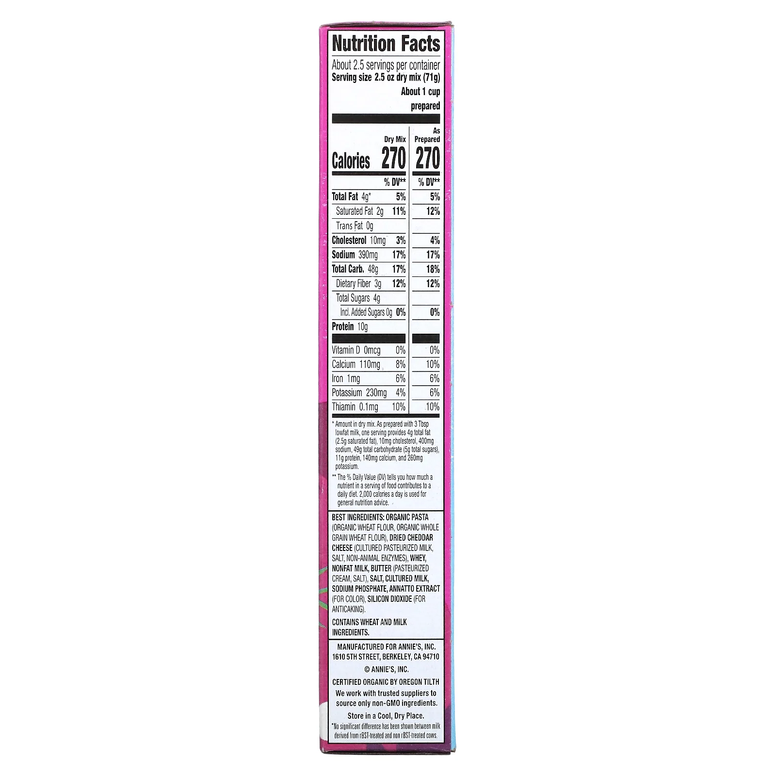 Annie's Homegrown, Bunny Pasta, паста в форме кролика и вкусный чеддер, 170 г (6 унций)