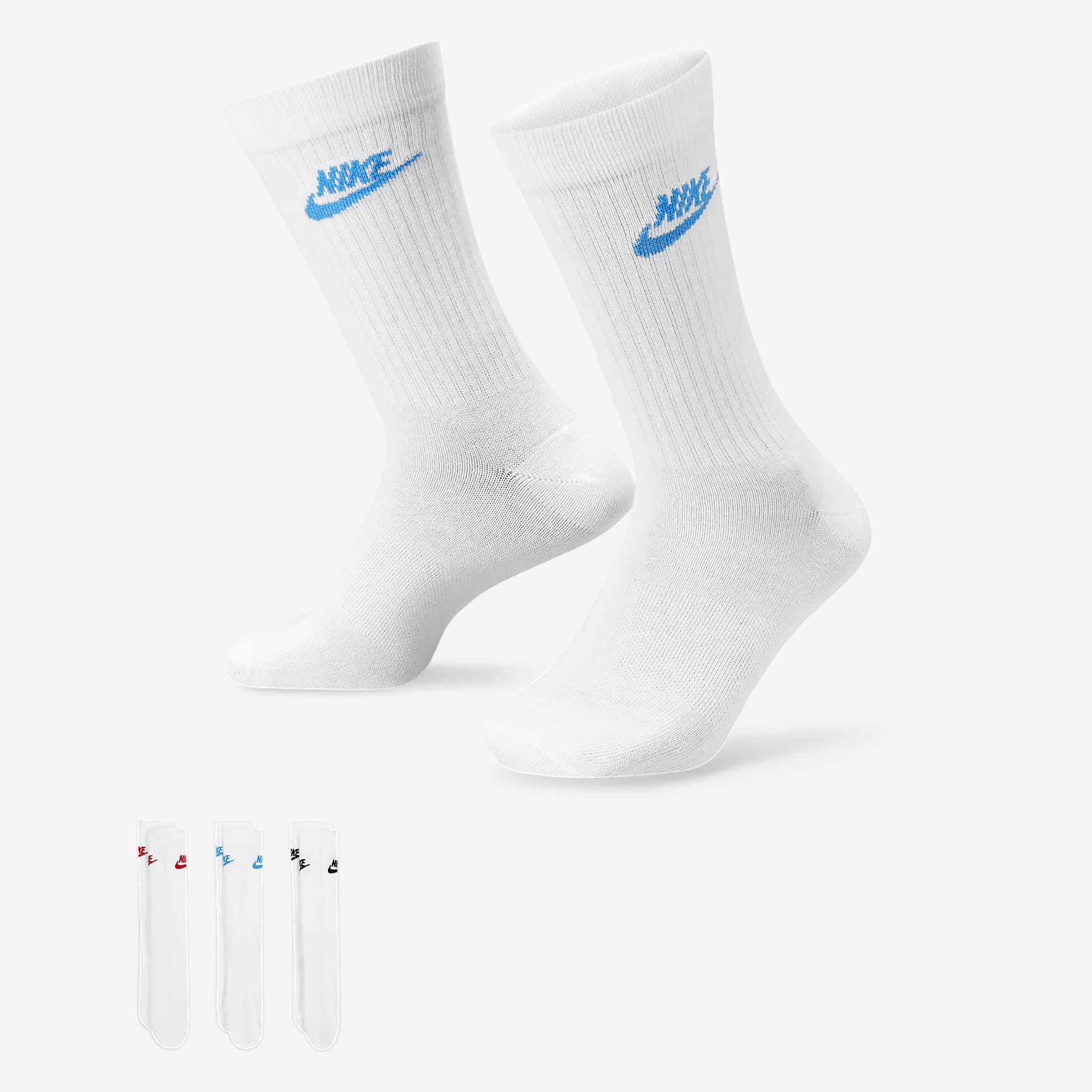 Nike Sportswear Everyday Essential Crew Socks (3 Pairs)