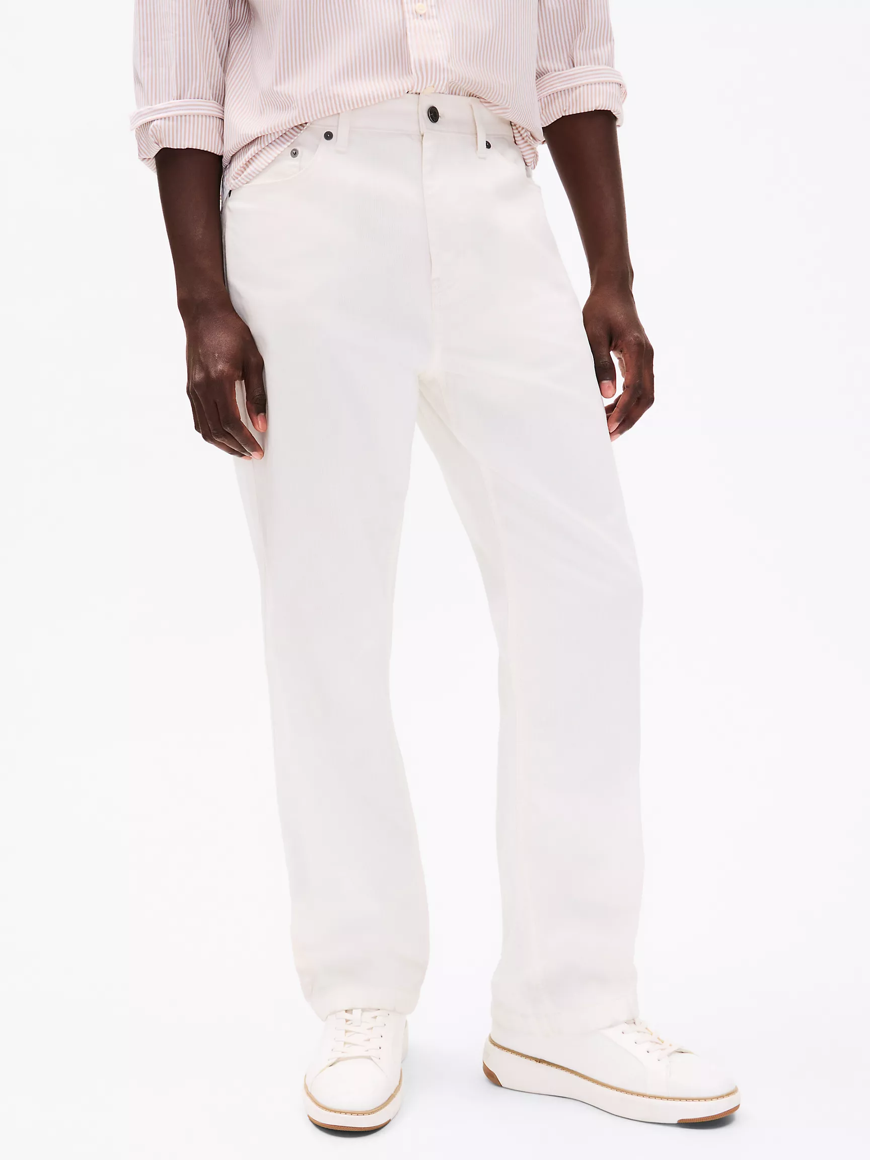 Мужские брюки Tommy Hilfiger, Прямые вельветовые брюки Bedford с пятью карманами