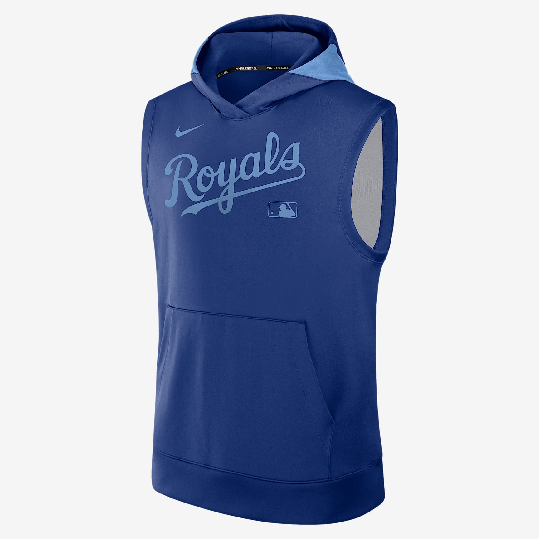 Kansas City Royals Authentic Collection Men’s Nike Dri-FIT MLB Sleeveless Pullover Hoodie