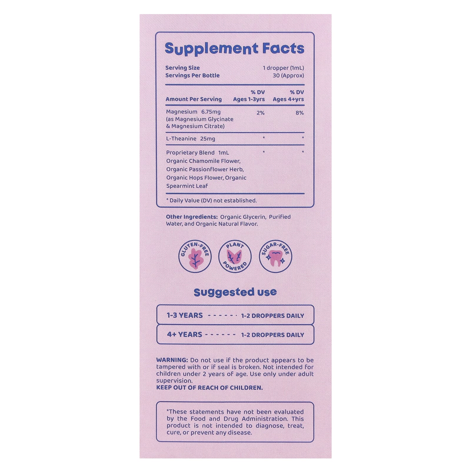 JoySpring, Calmify, жидкий магний, 30 мл (1 жидк. унция)