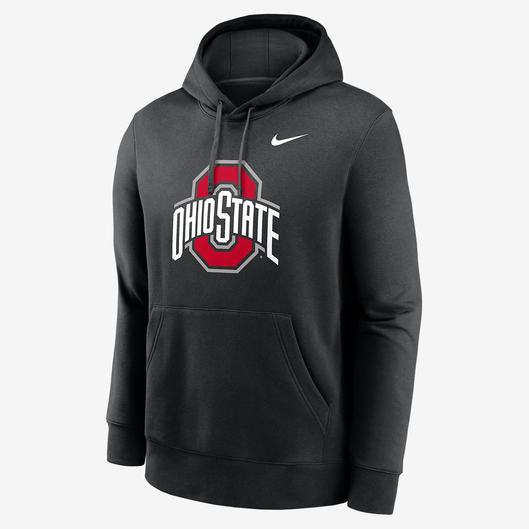 Ohio State Buckeyes Primetime Evergreen Club Primary Logo Men's Nike College Pullover Hoodie