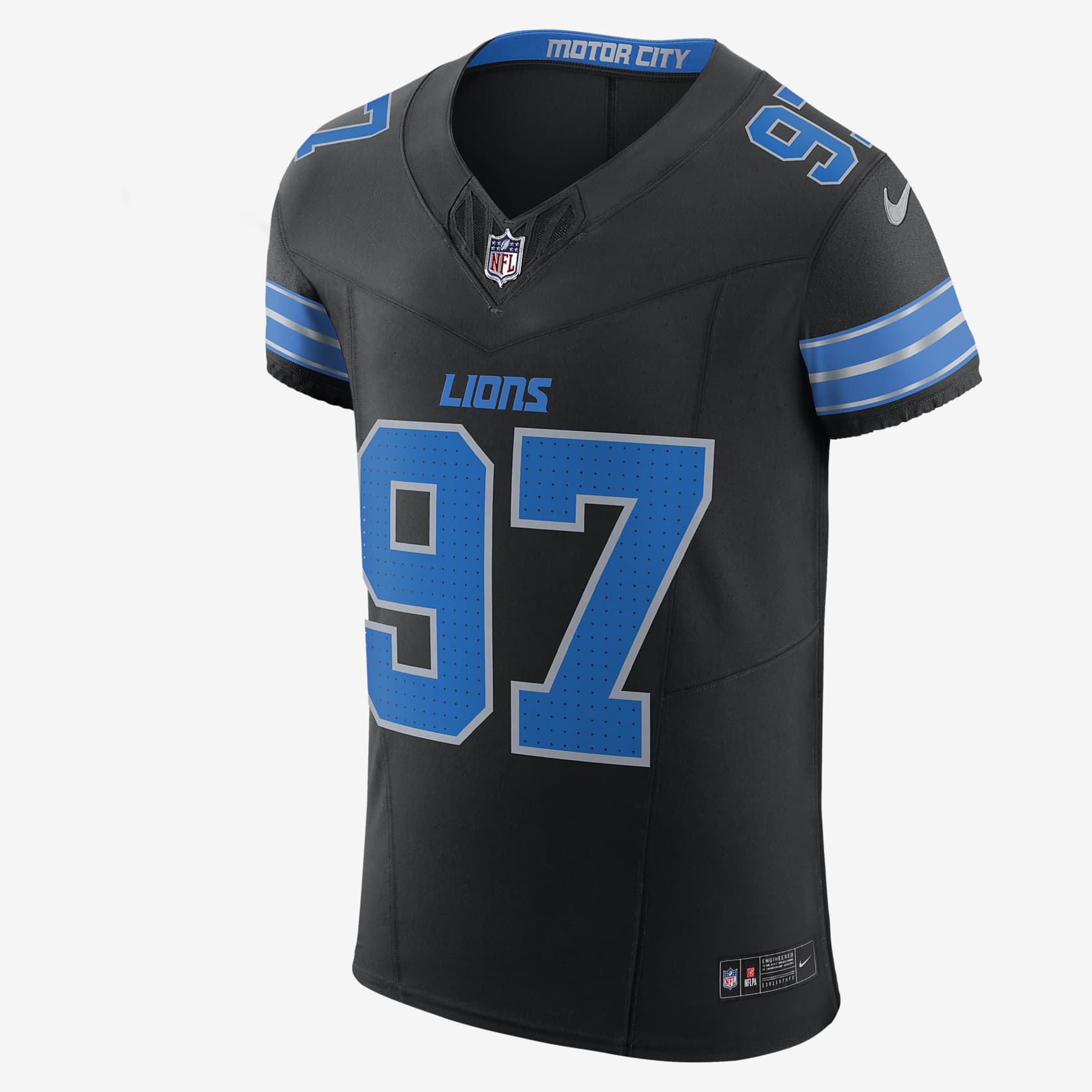 Aidan Hutchinson Detroit Lions Men's Nike Dri-FIT NFL Elite Football Jersey