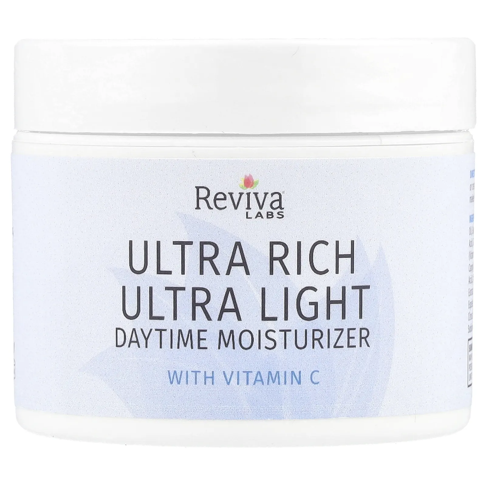 Reviva Labs, ультраэффективное, ультралегкое дневное увлажняющее средство с витамином C, 55 г (2 унции)