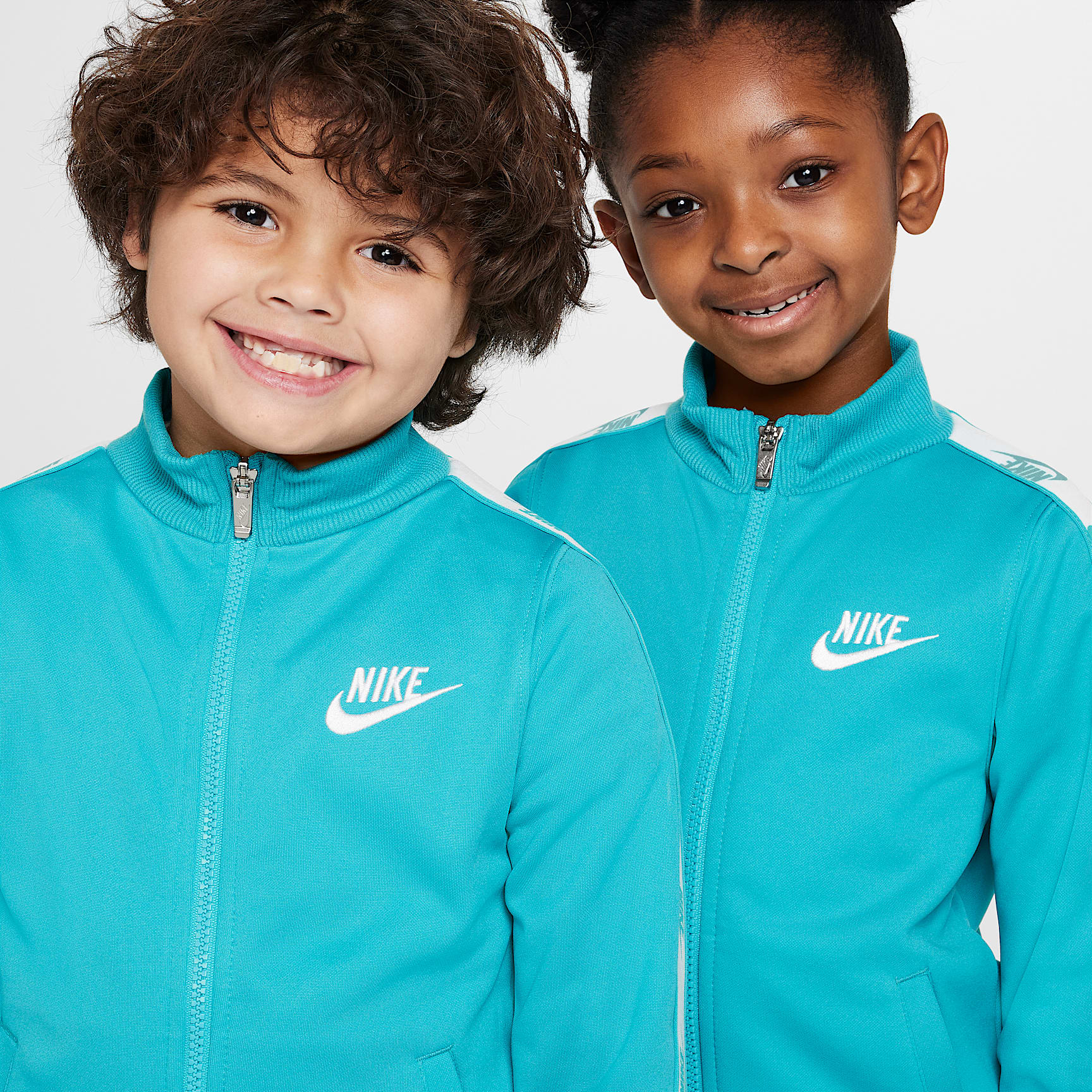 Nike Dri-FIT Little Kids' 2-Piece Full-Zip Set with Logo Taping