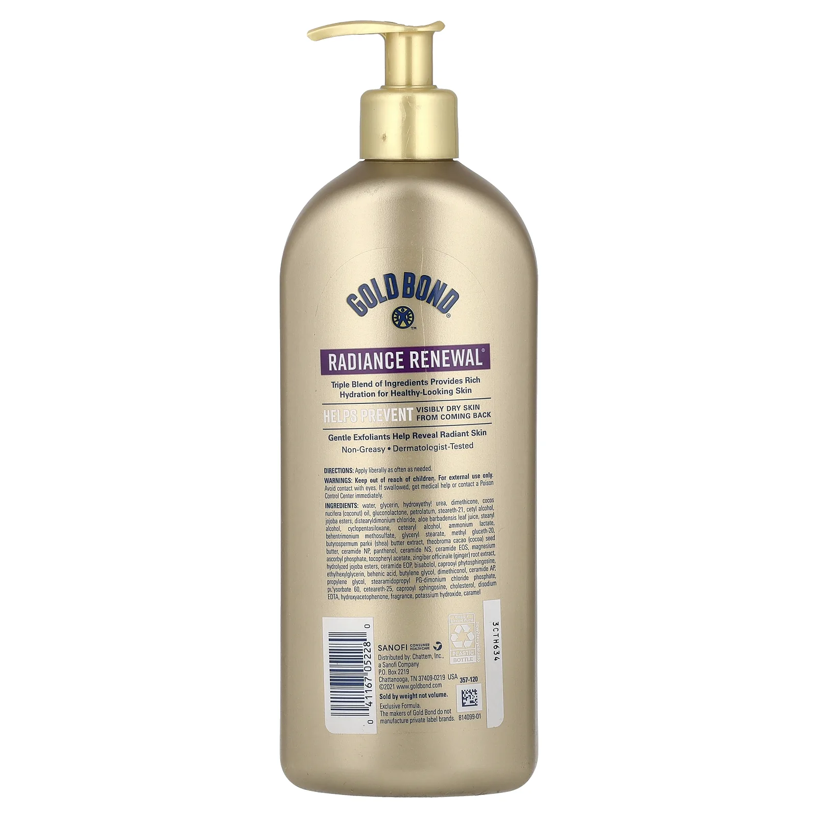 Gold Bond, Radiance Renewal®, увлажняющий лосьон, 476 г (16,8 унции)