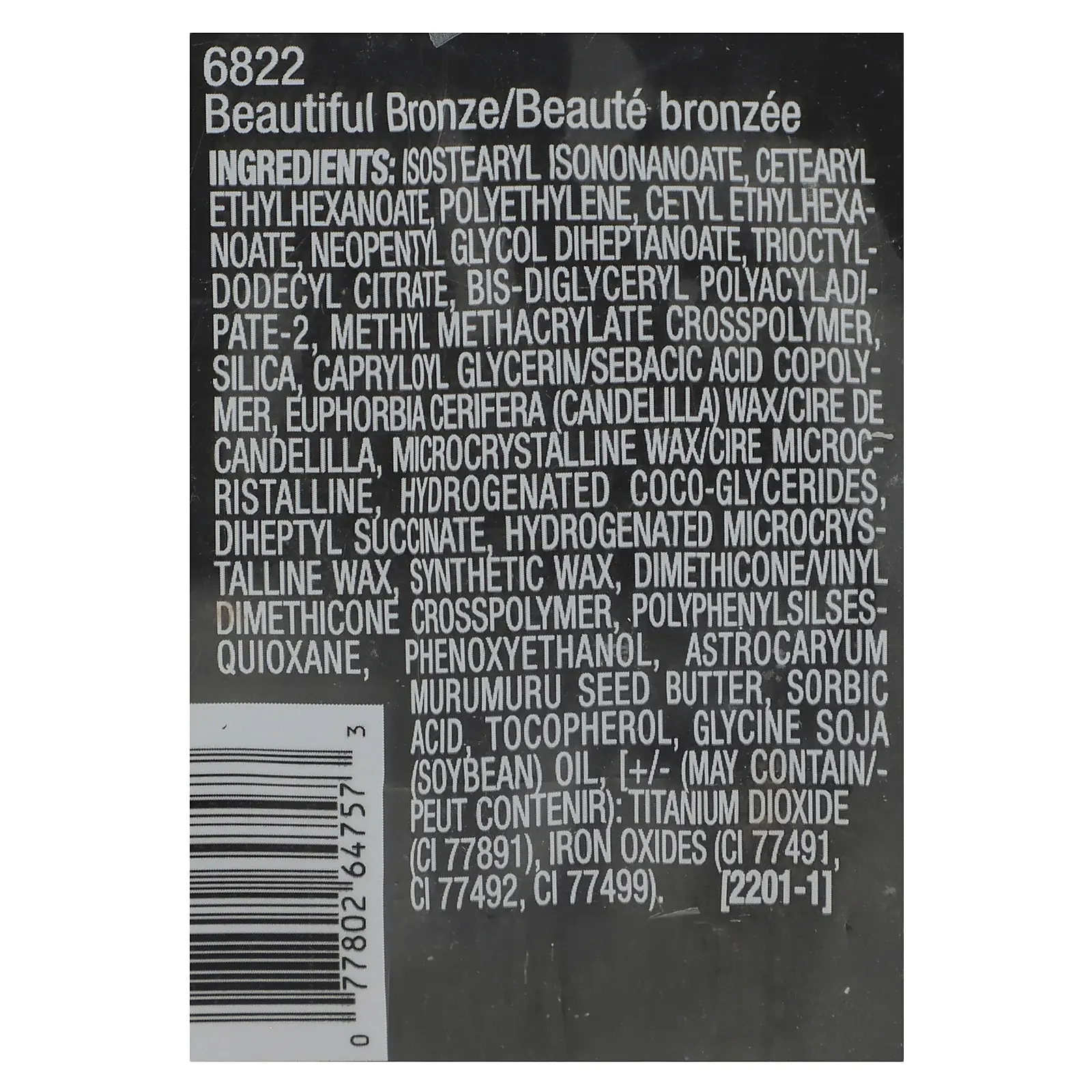 Black Radiance, Color Perfect, тональный стик, оттенок 6822 Beautiful Bronze, 7 г (0,25 унции)