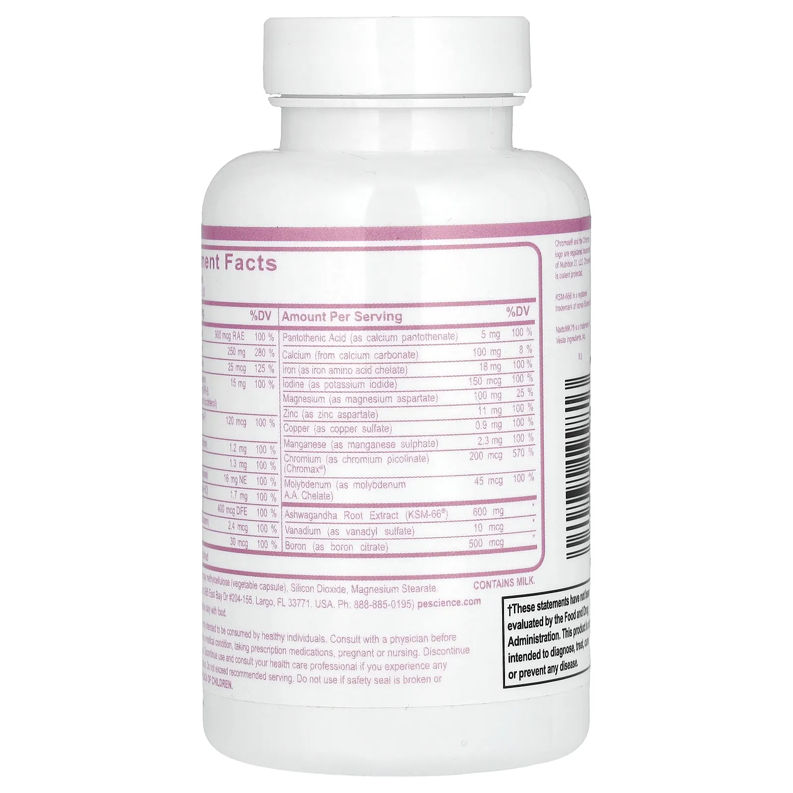 PEScience, TruMulti Women's Formula`` 90 капсул