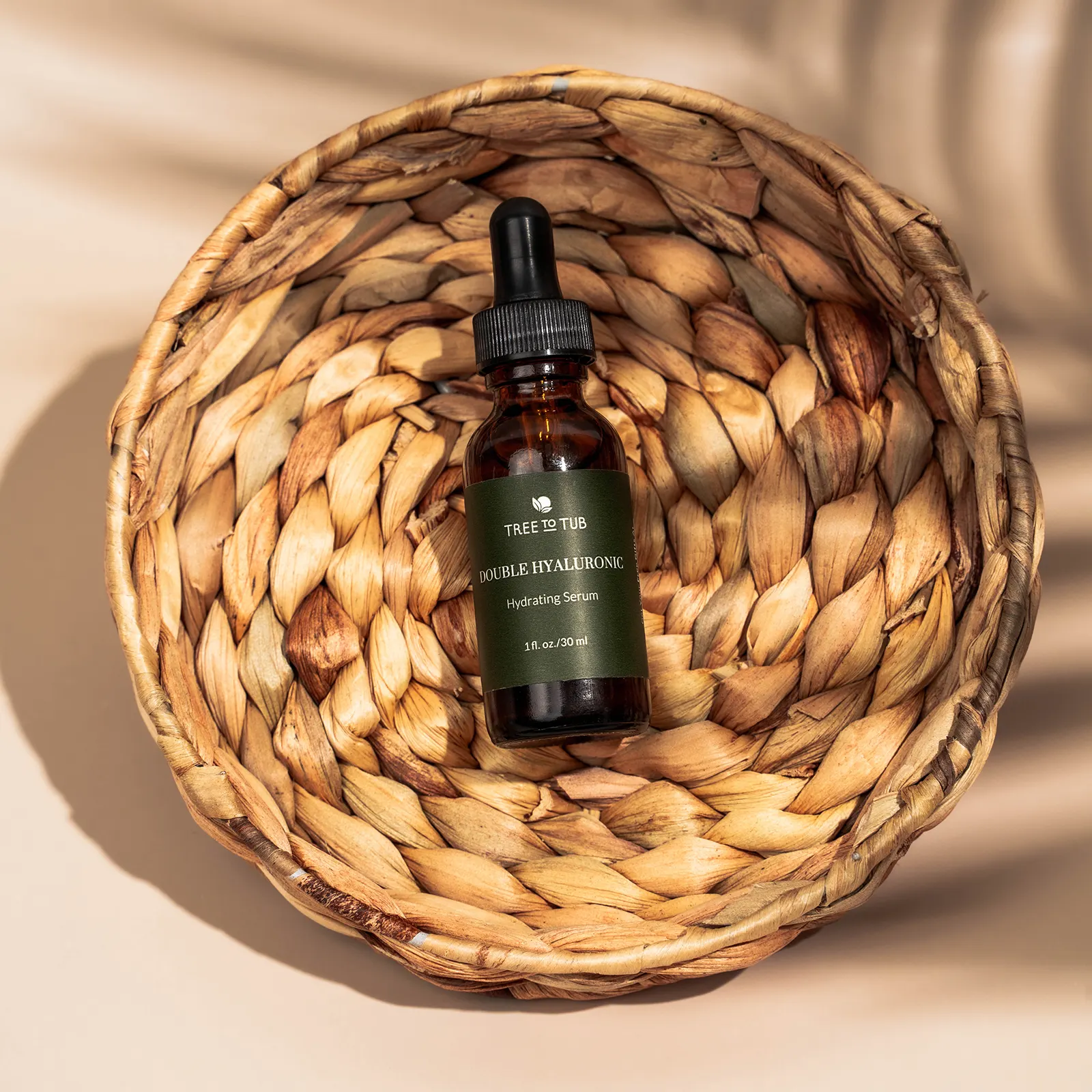 Tree To Tub, сыворотка для лица с двойной гиалуроновой кислотой, увлажняющая и антивозрастная сыворотка для сухой и чувствительной кожи, 30 мл (1 жидк. унция)