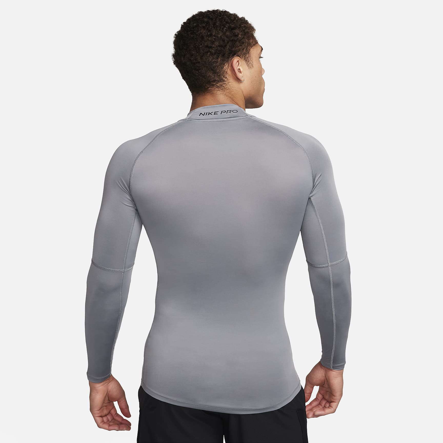 Nike Pro Men's Dri-FIT Fitness Mock-Neck Long-Sleeve Top