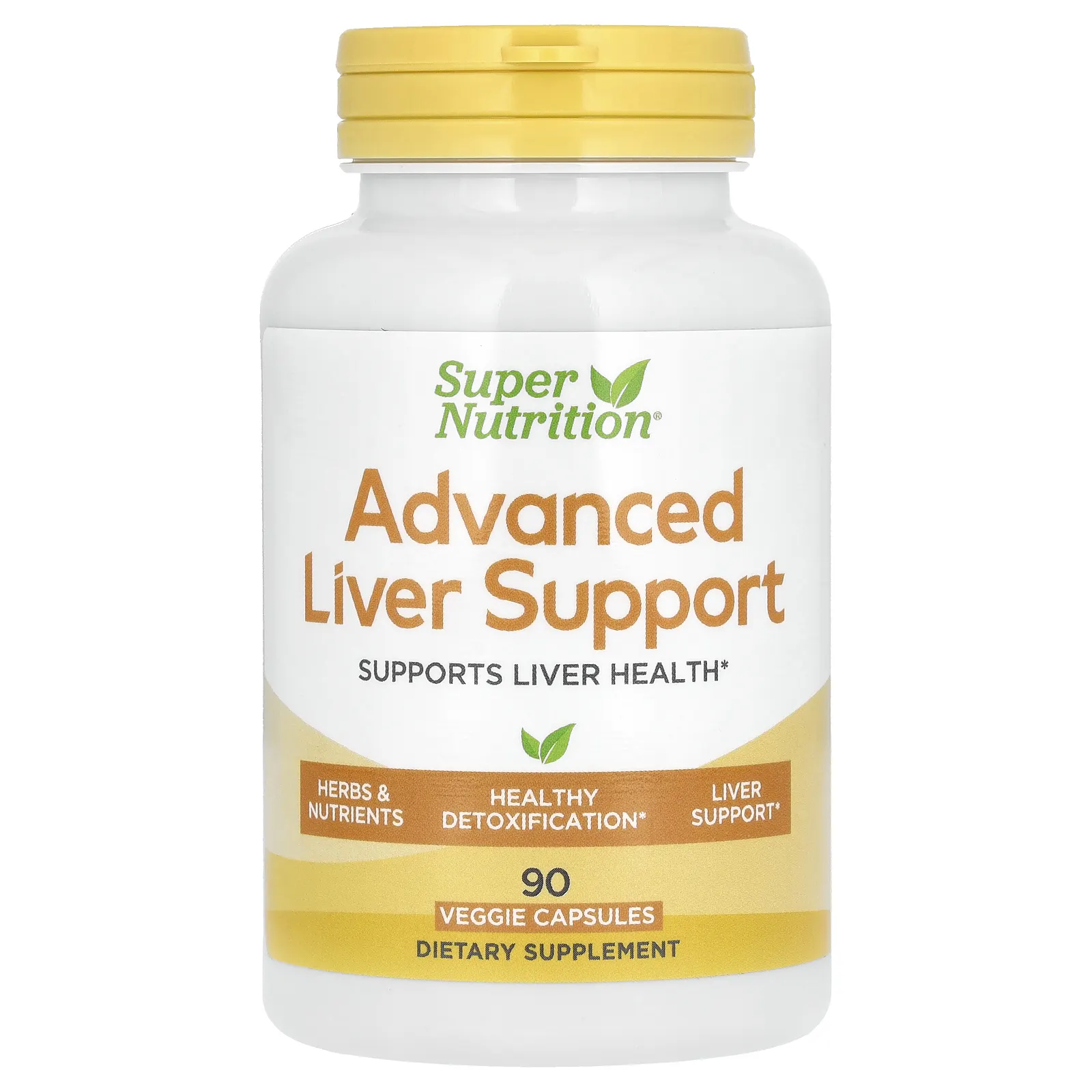 Super Nutrition, Advanced Liver Support, улучшенная поддержка печени, 90 вегетаринских капсул
