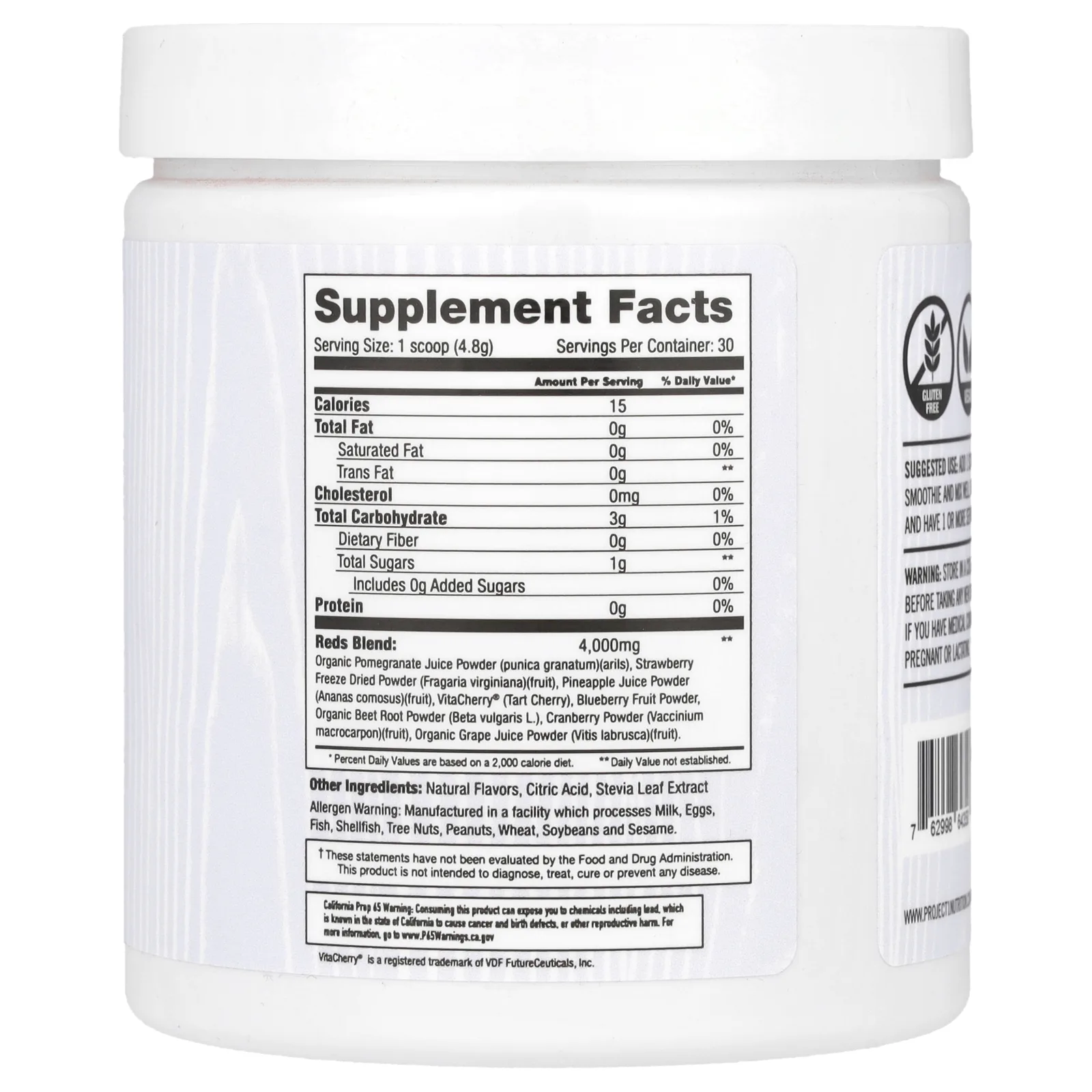 Martha Stewart Wellness, Wellness Reds, гранат и маракуйя, 144 г (5,08 унции)