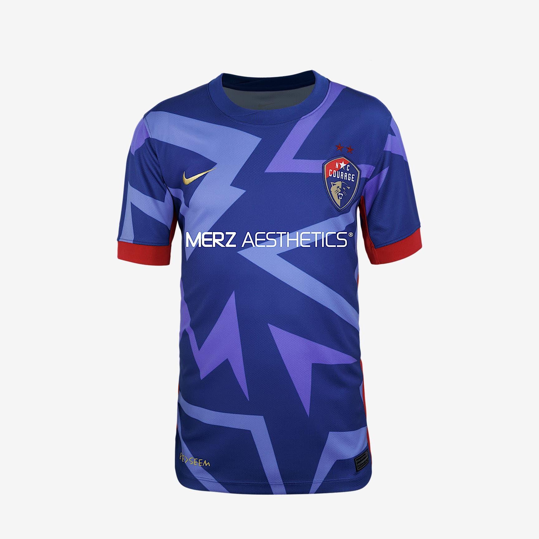 North Carolina Courage 2025 Stadium Home Big Kids' Nike Dri-FIT NWSL Replica Jersey