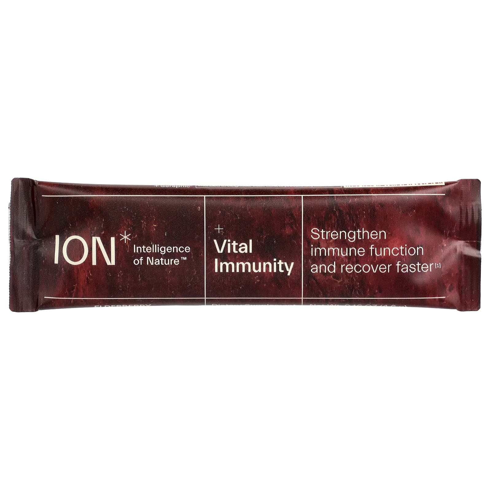 ION Intelligence of Nature, Vital Immunity, бузина, 20 пакетиков, 92 г (3,2 унции)