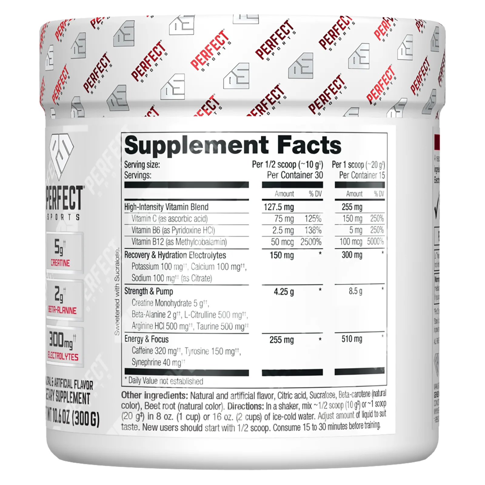 Perfect Sports, iPrep, Advanced Pre-Workout, апельсиновые мармеладки, 300 г (10,6 унции)