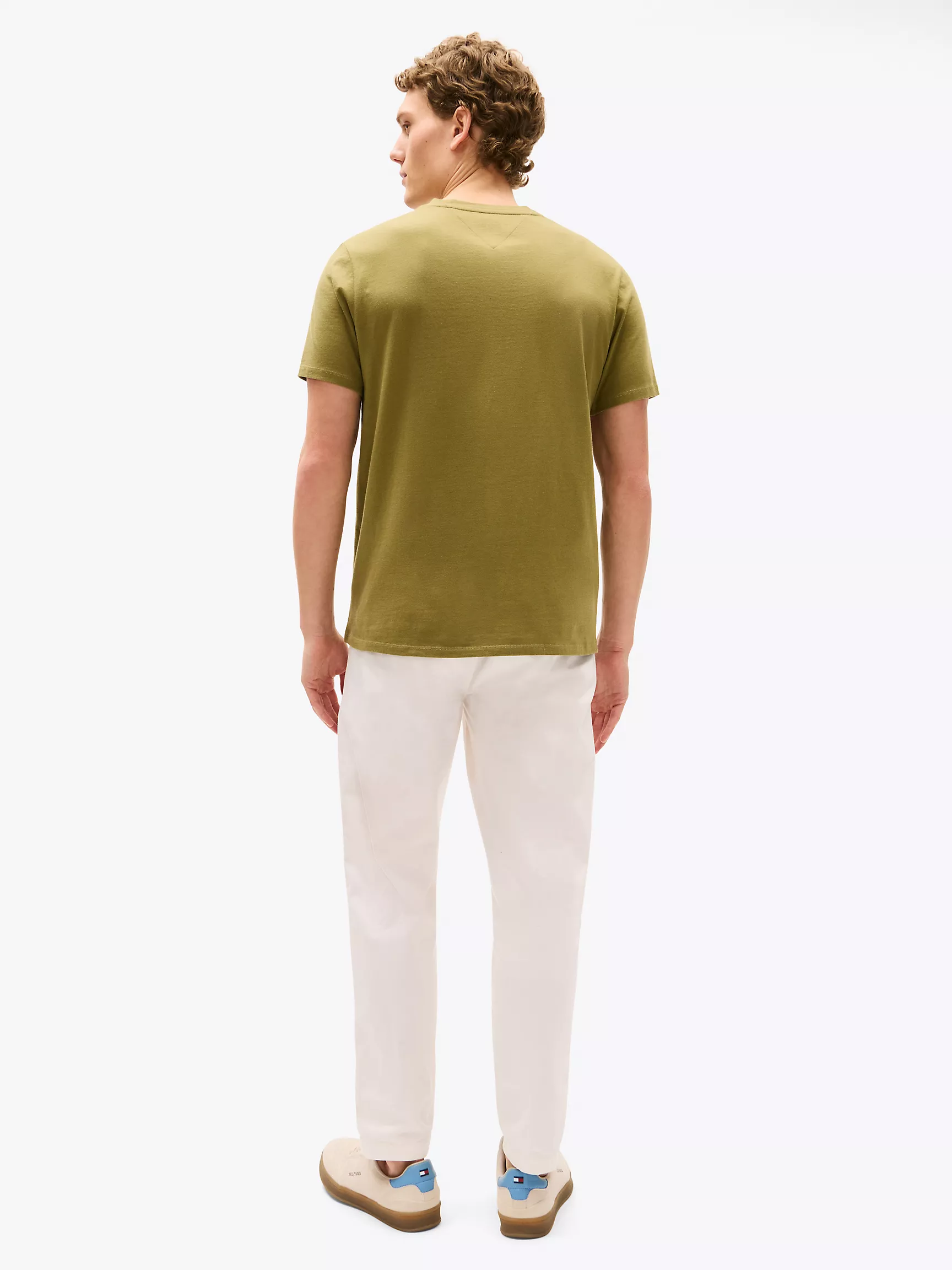 Мужская футболка Tommy Hilfiger, Футболка с полосатым блоковым узором