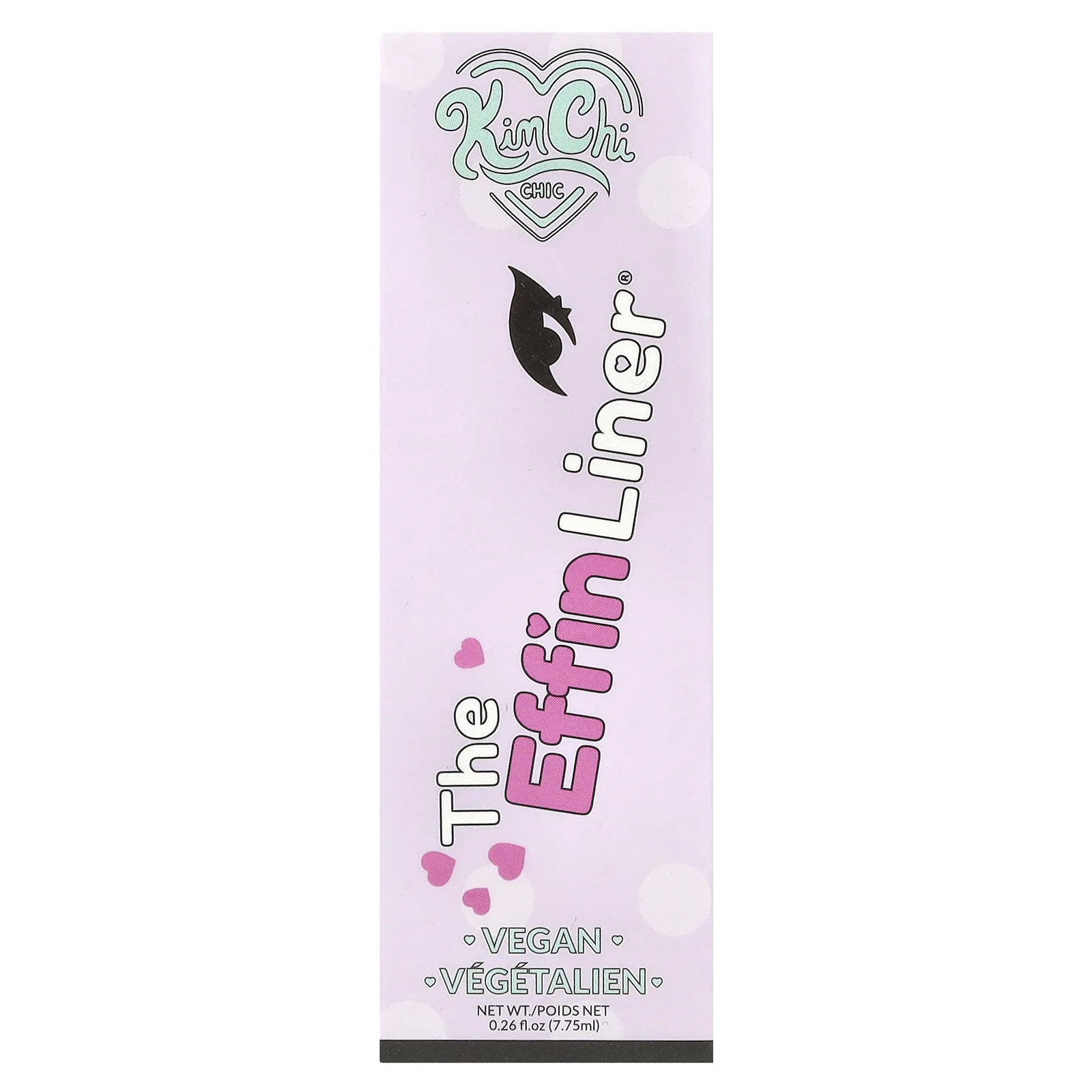 KimChi Chic Beauty, The Effin Liner®, жидкая подводка, 01, оттенок Noir x Noir, 7,75 мл (0,26 жидк. унц.)