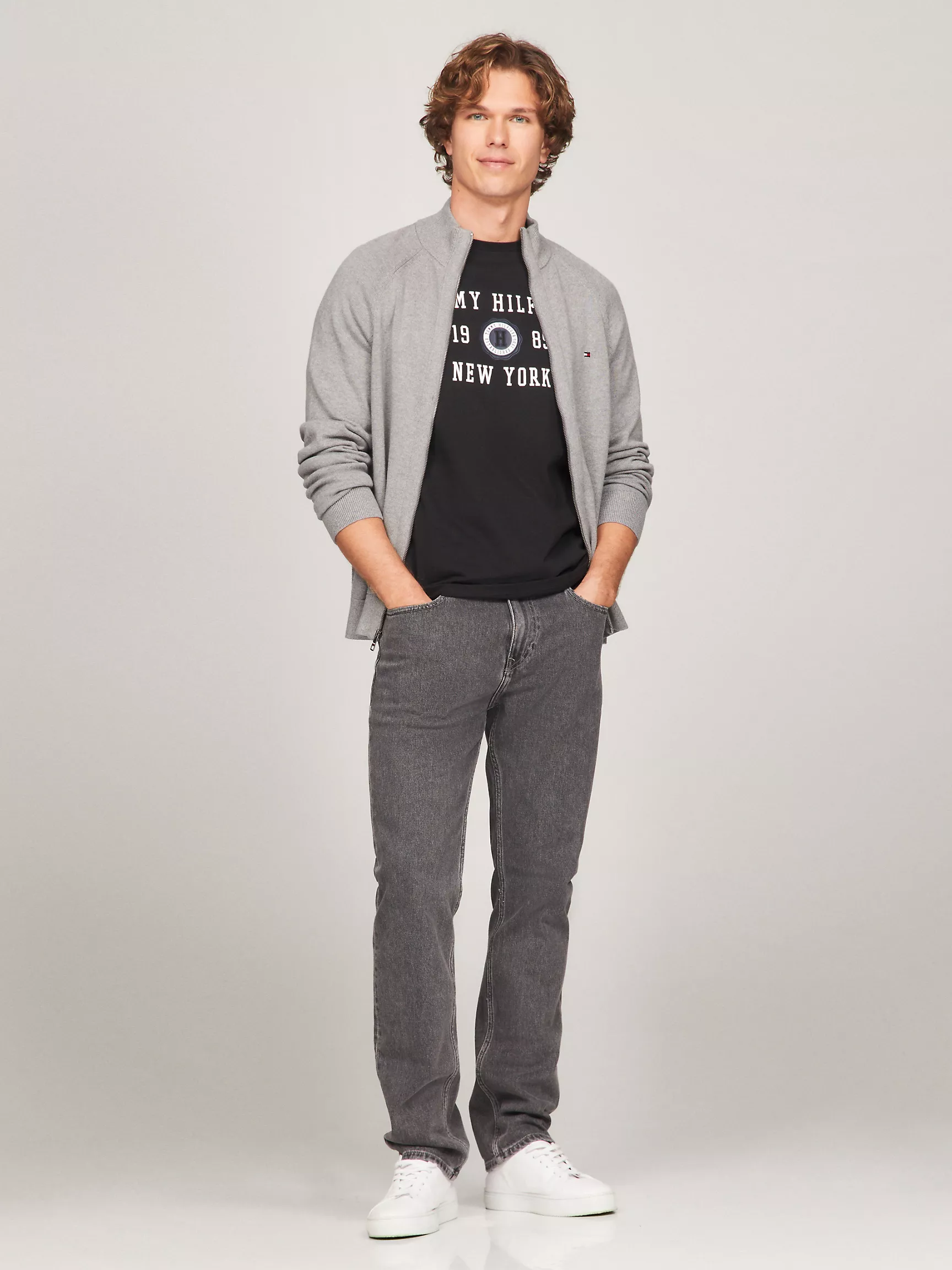 Мужская футболка Tommy Hilfiger, Графическая футболка Hilfiger New York