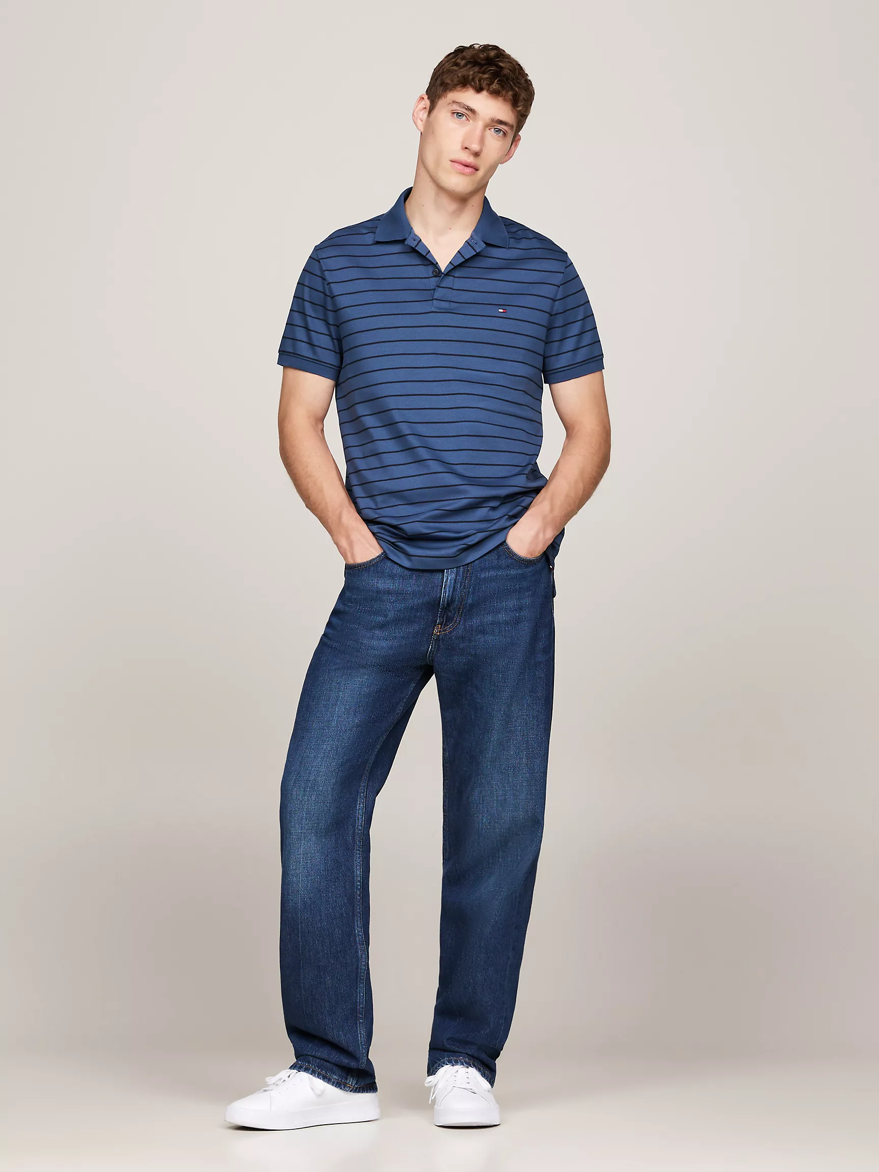 Мужское поло Tommy Hilfiger, Хлопковое поло стандартного кроя