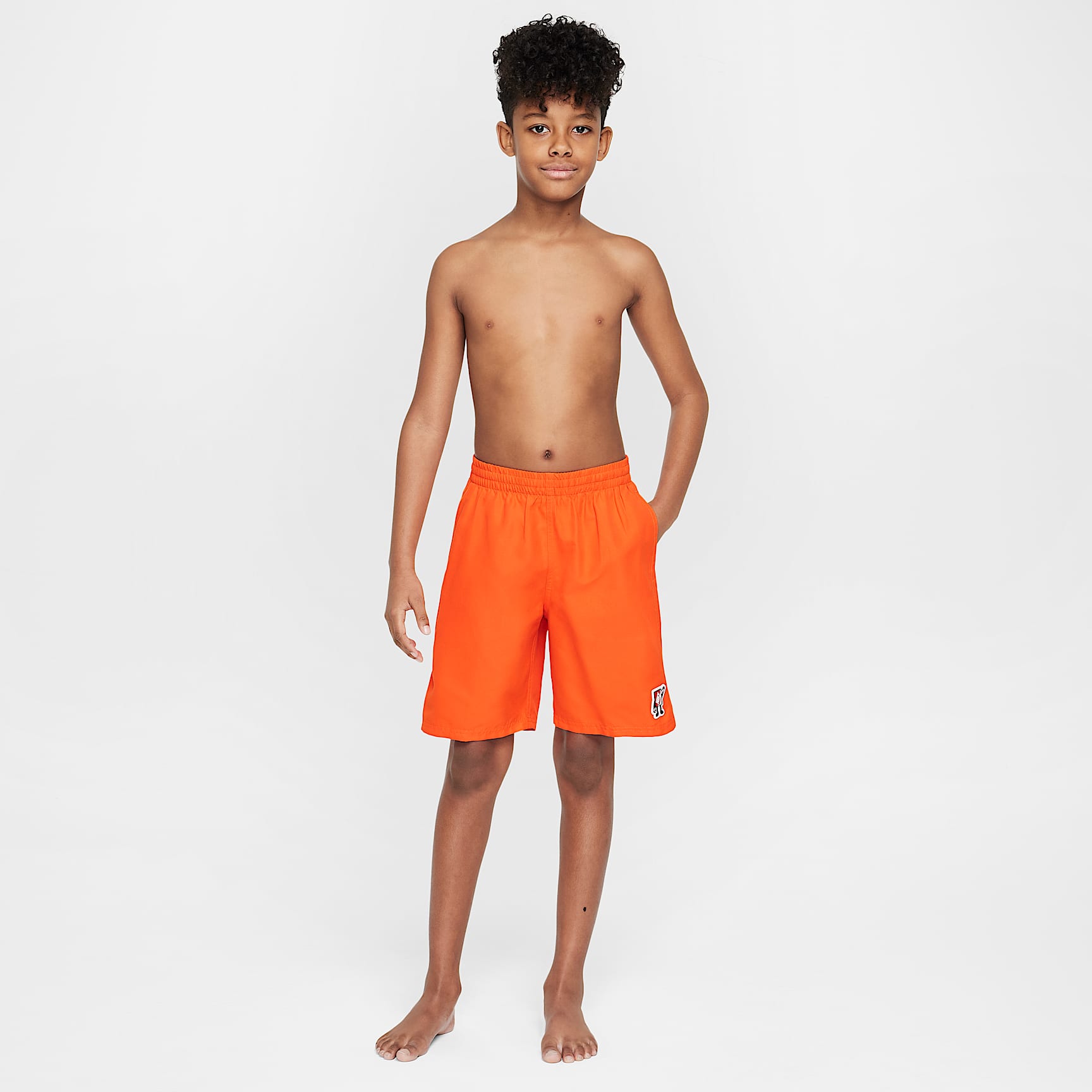 Nike Swim Breaker Big Kids' (Boys') 7" Brief-Lined Volley Shorts