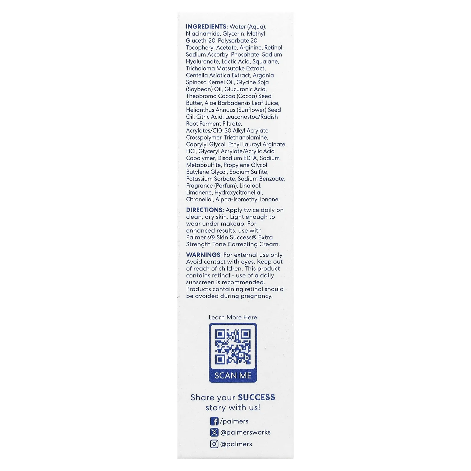 Palmer's, Skin Success® с витамином E, сыворотка для коррекции тонуса, повышенная сила действия, 30 мл (1 жидк. Унция)