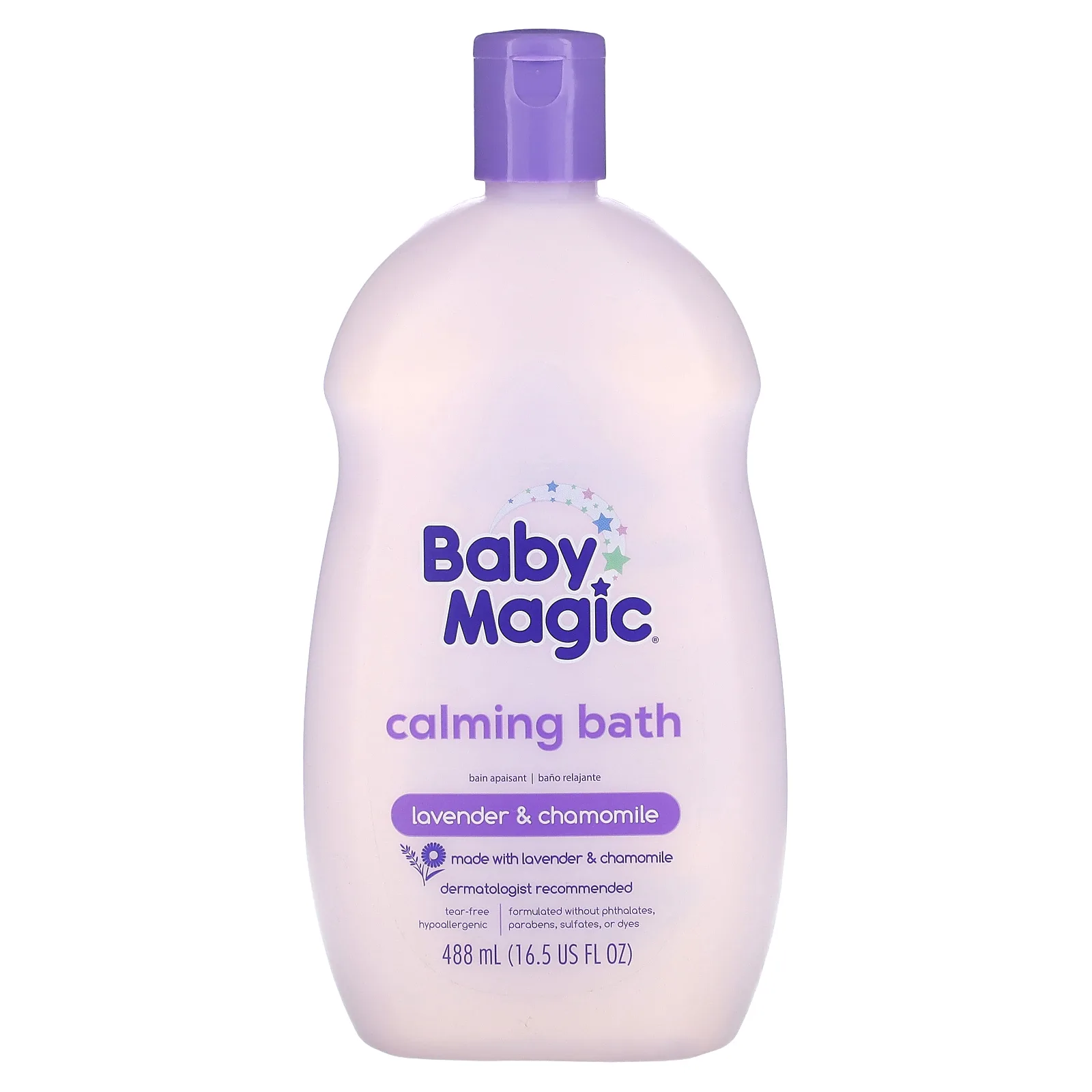 Baby Magic, Успокаивающая ванна, лаванда и ромашка, 488 мл (16,5 жидк. Унции)
