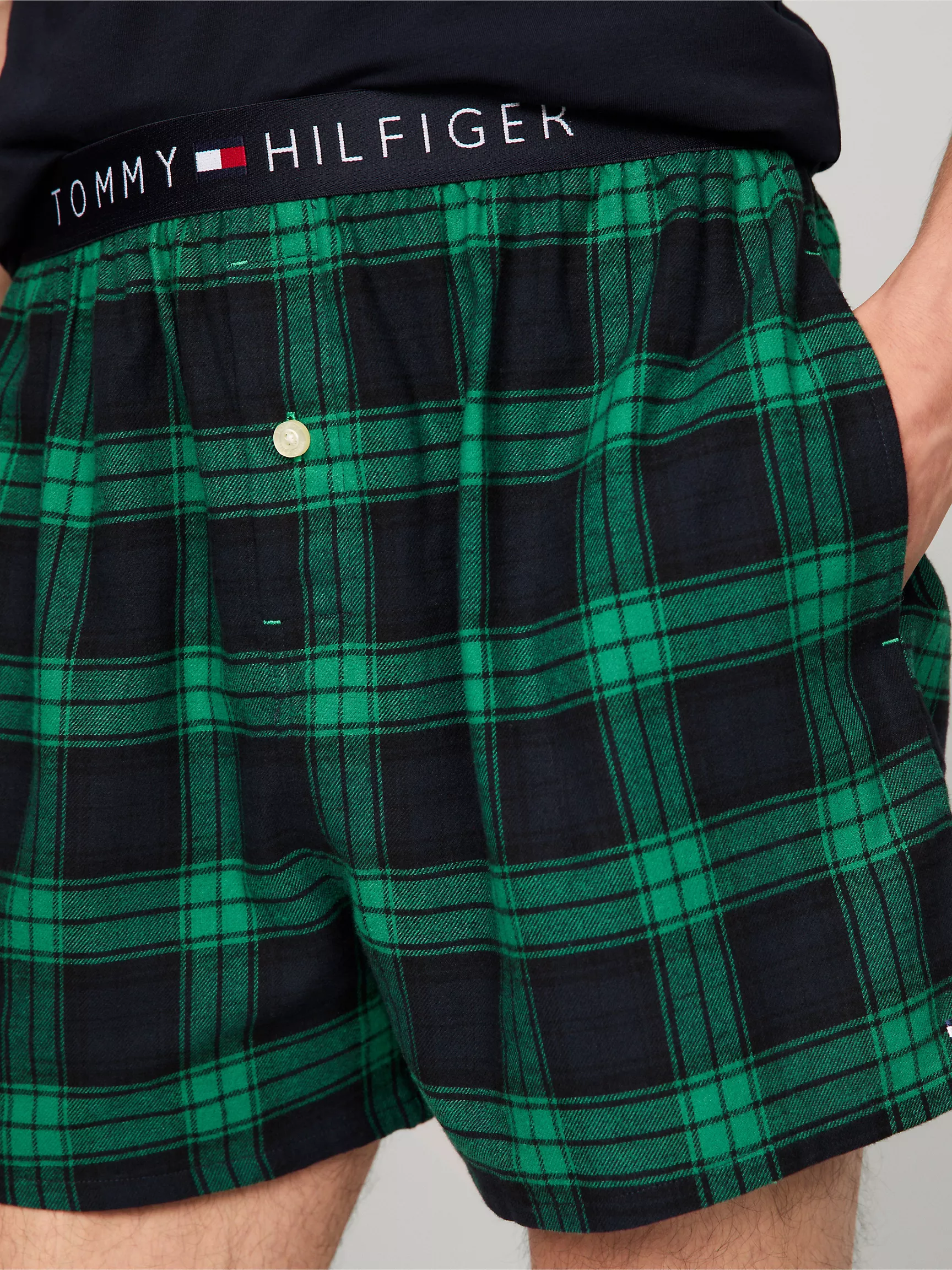 Мужская одежда для сна Tommy Hilfiger, Фланелевые пижамные шорты