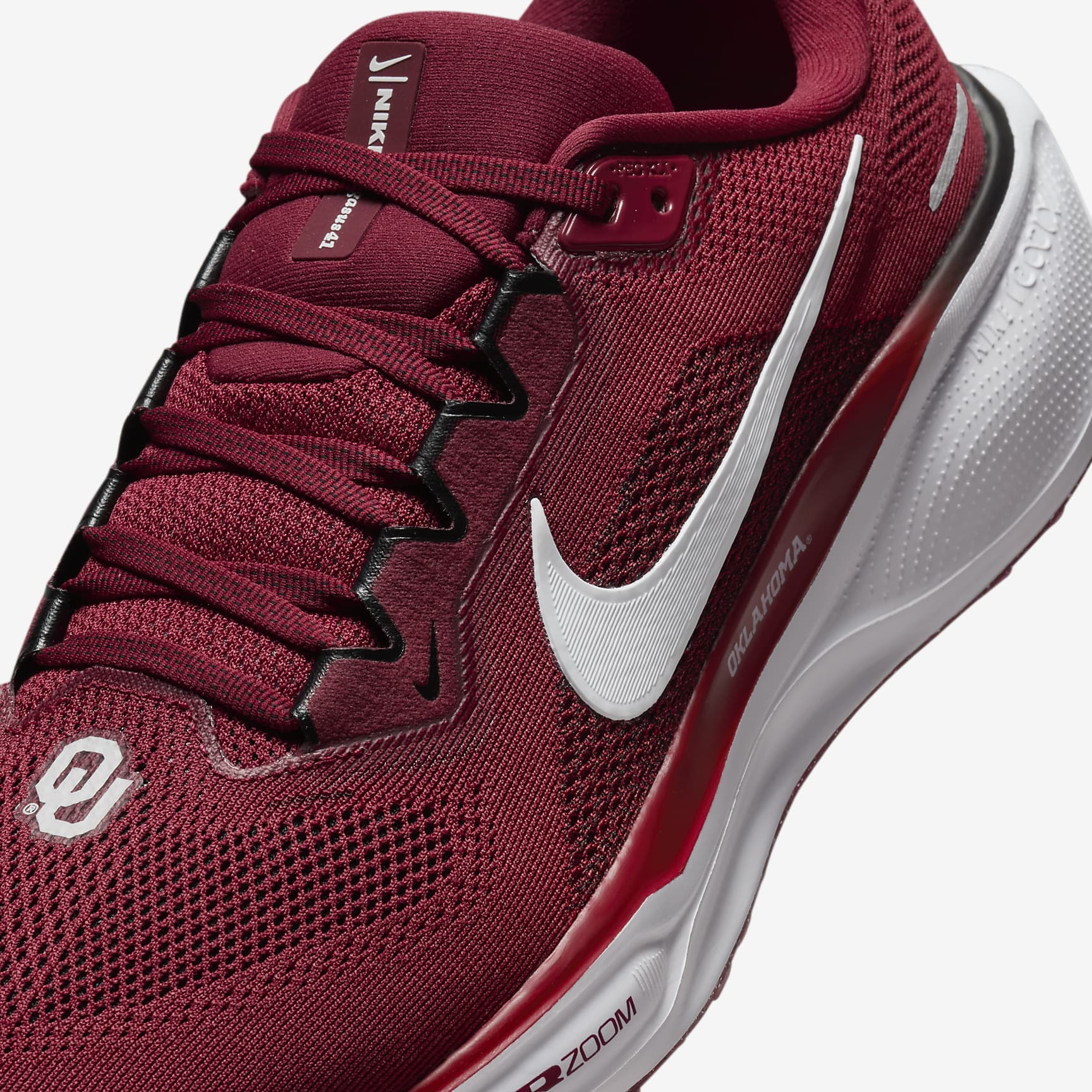Oklahoma Pegasus 41 Men's Nike College Road Running Shoes