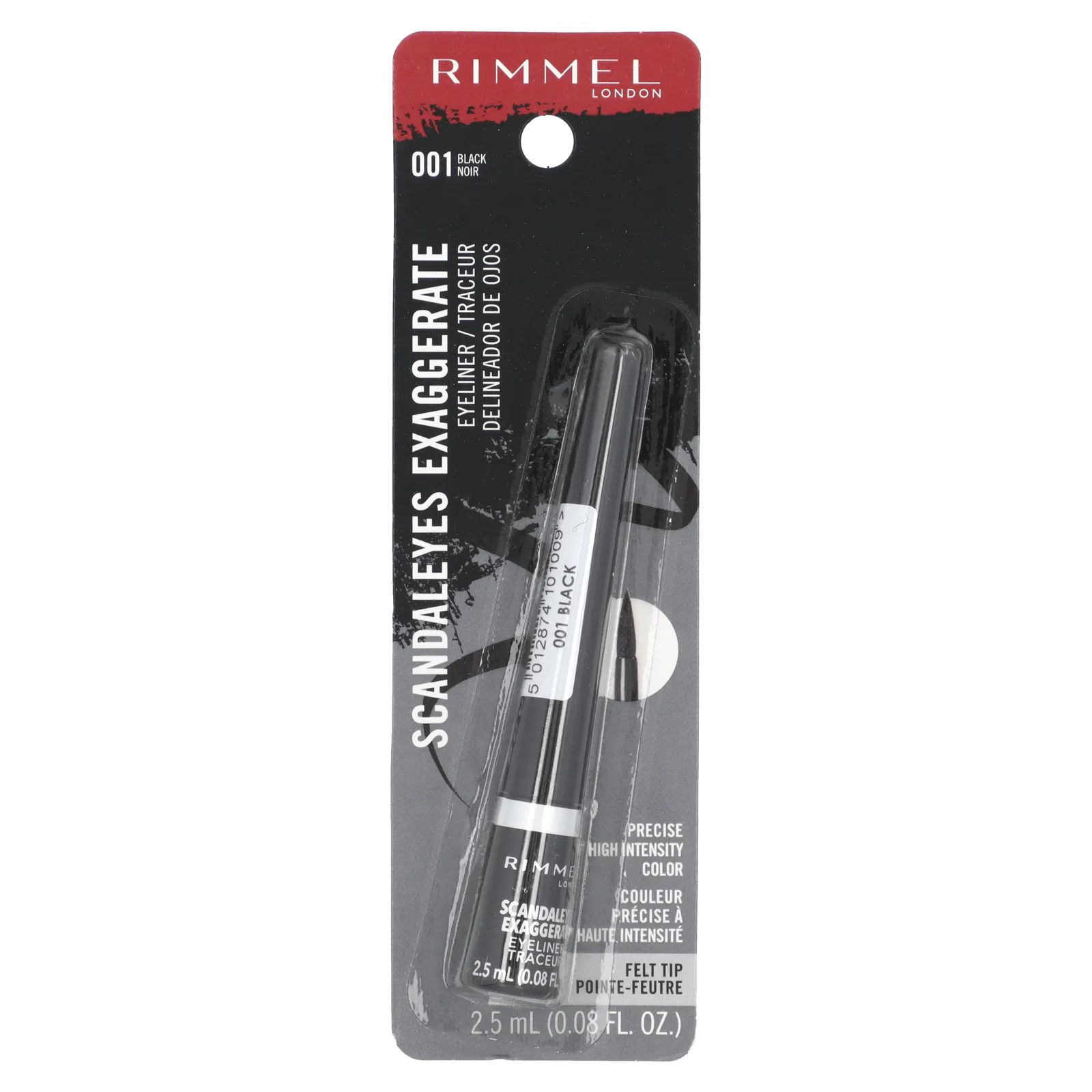 Rimmel London, Skindaleyes, подводка для глаз, 001 черный, 2,5 мл (0,08 жидк. унции)