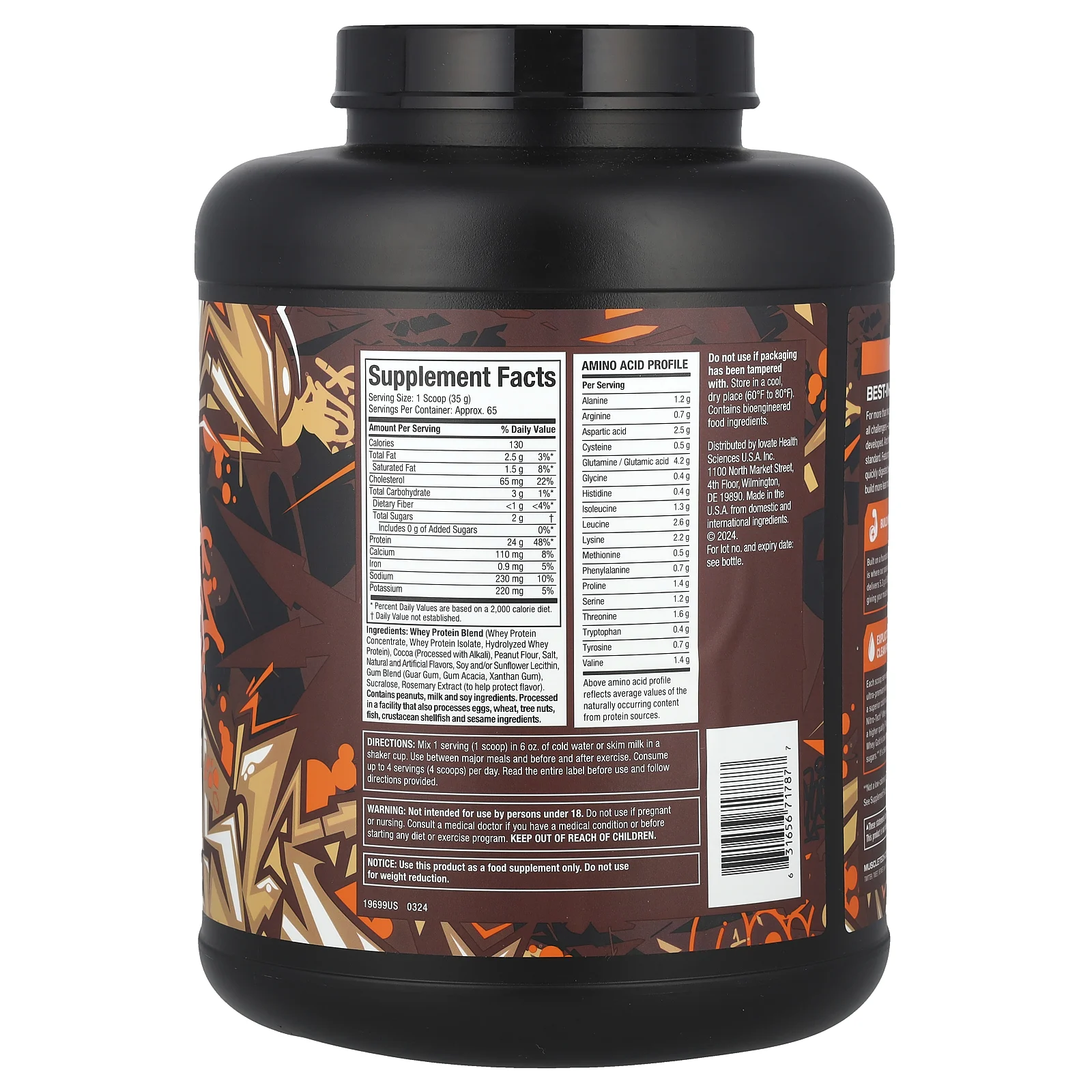 MuscleTech, Nitro Tech® Whey Gold, шоколад с арахисовой пастой, 2,27 кг (5 фунтов)