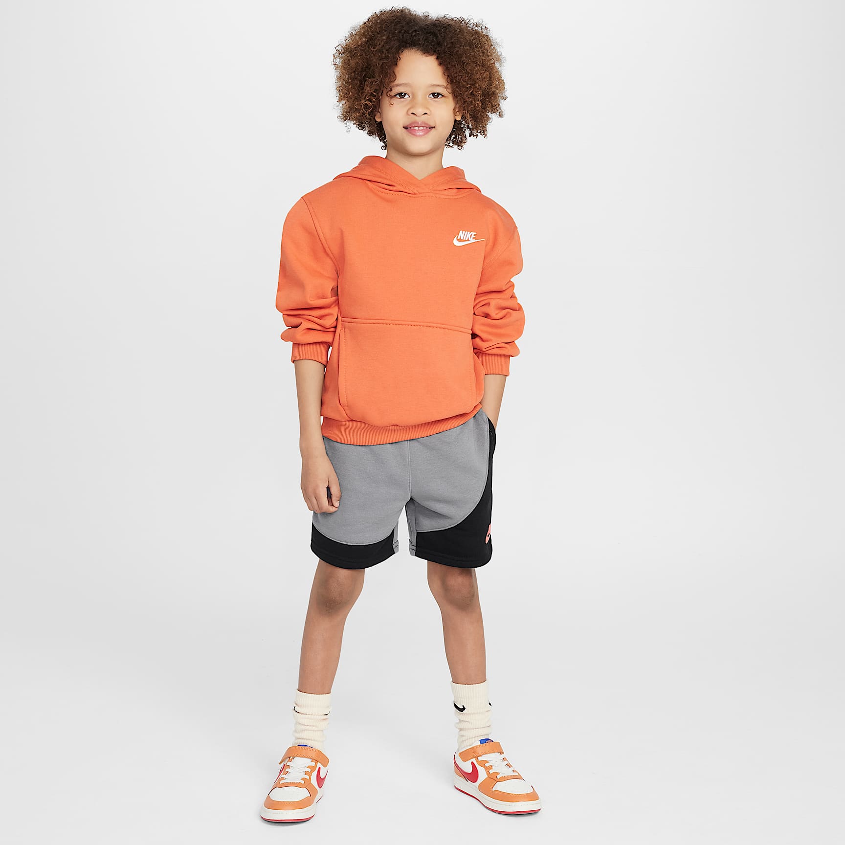 Nike Sportswear Little Kids' On the Move French Terry Shorts