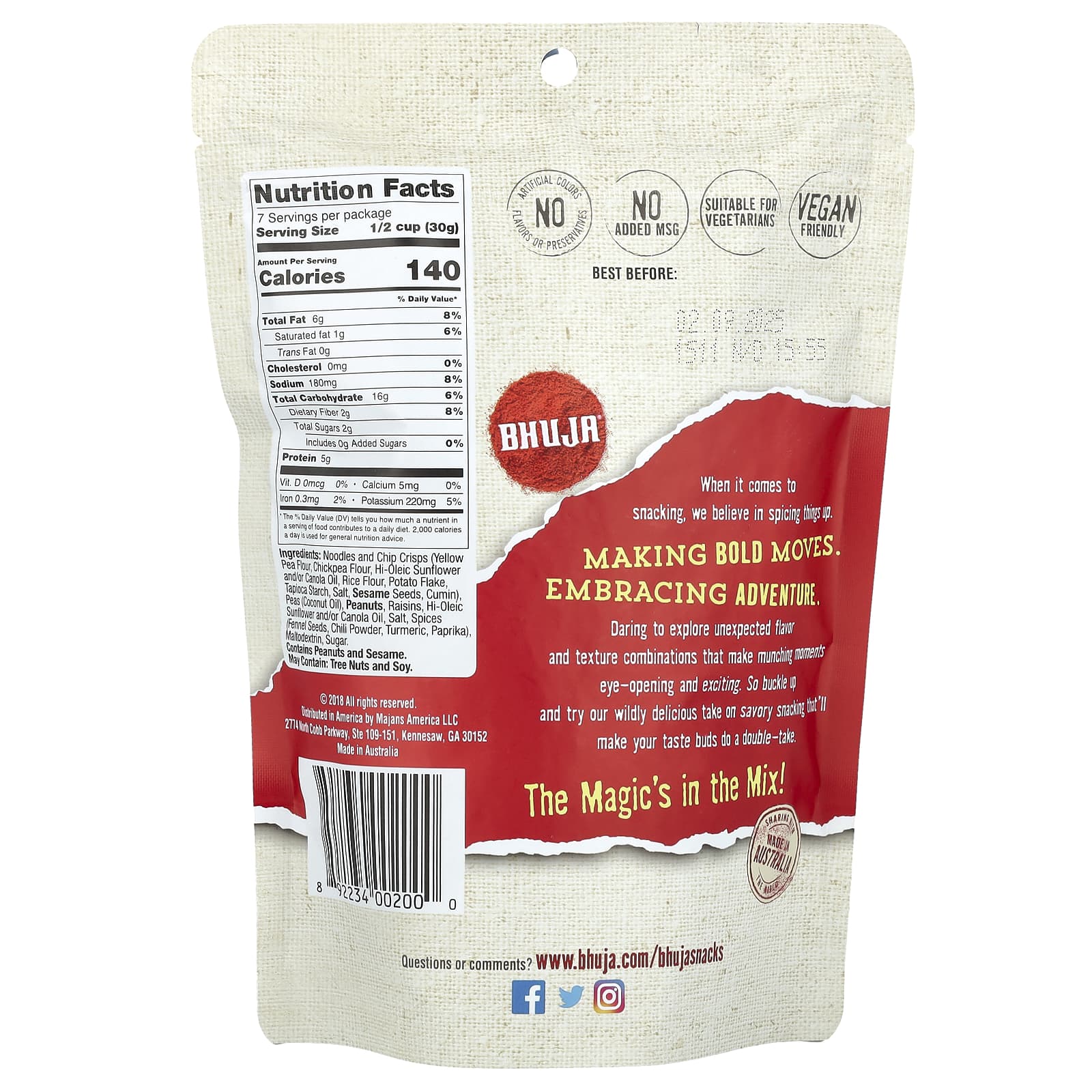 Bhuja, Original Mix, 199 г (7 унций)