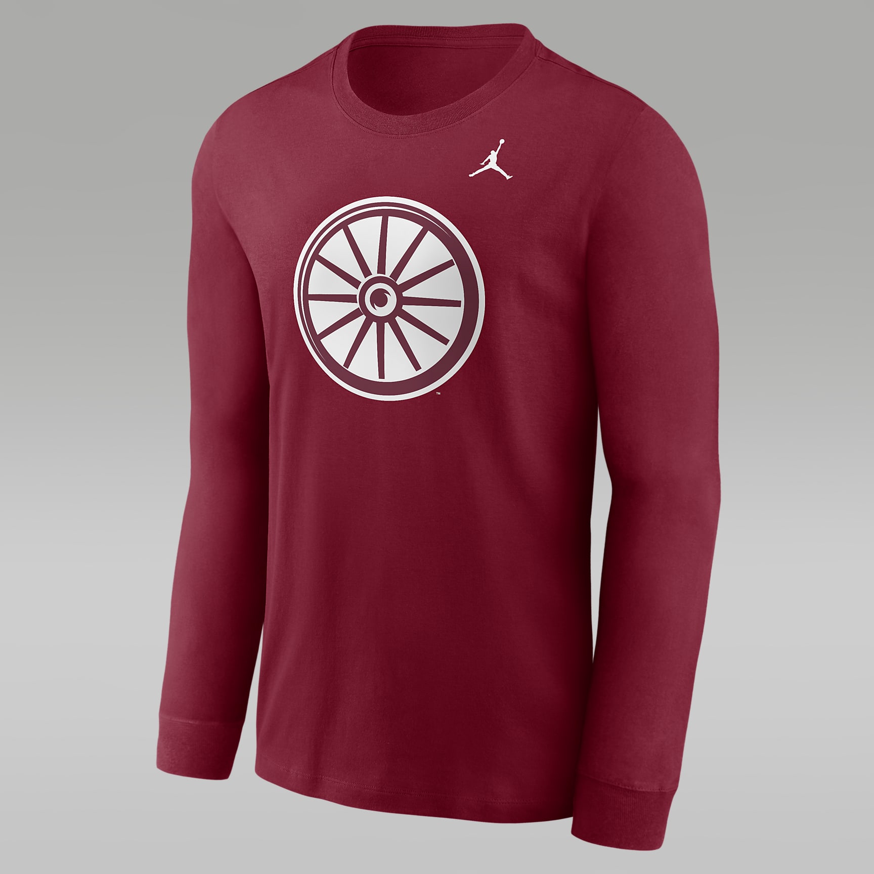 Oklahoma Sooners Alternate Logo Men's Jordan College Long-Sleeve T-Shirt