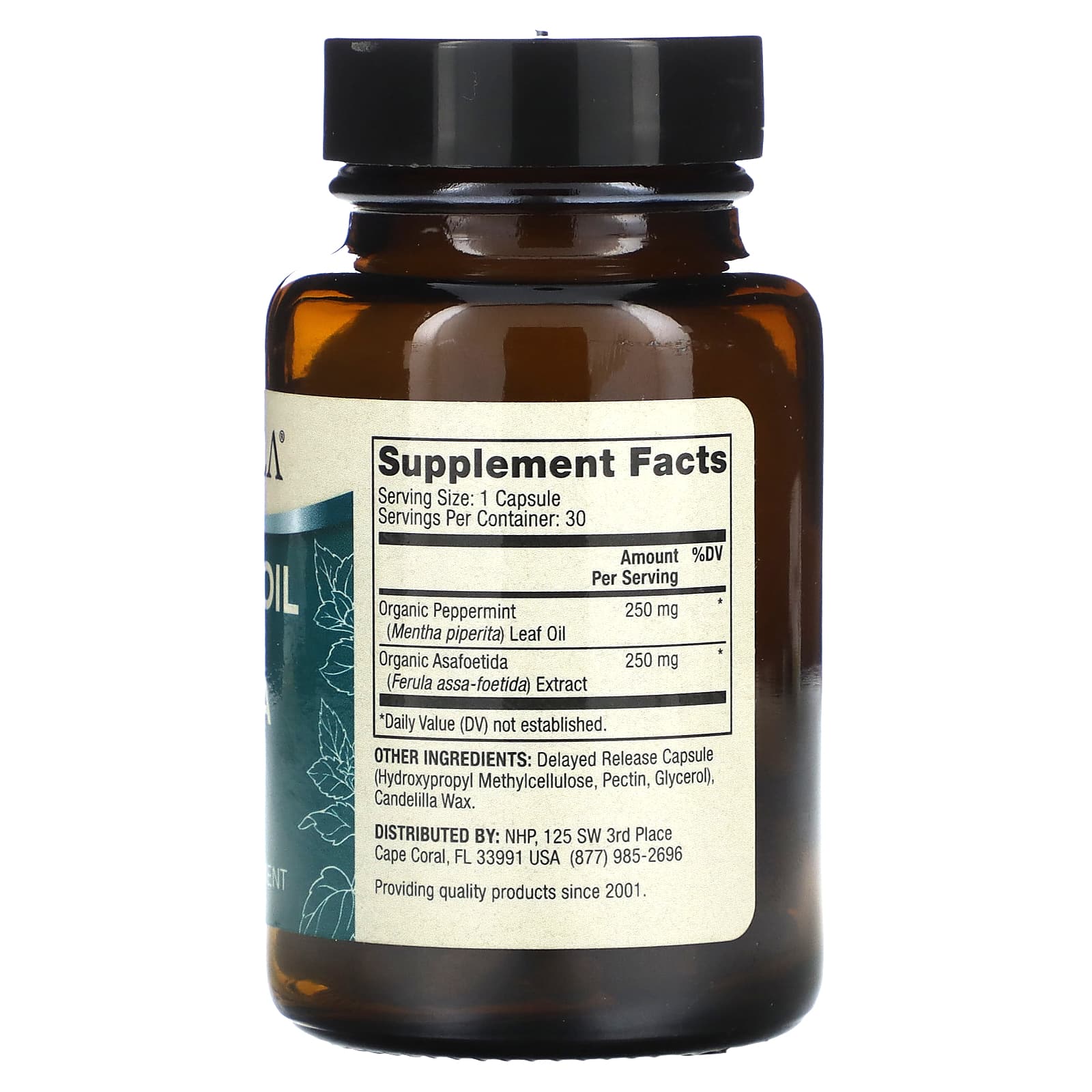 Dr. Mercola, Масло перечной мяты с асафетидой, 30 капсул